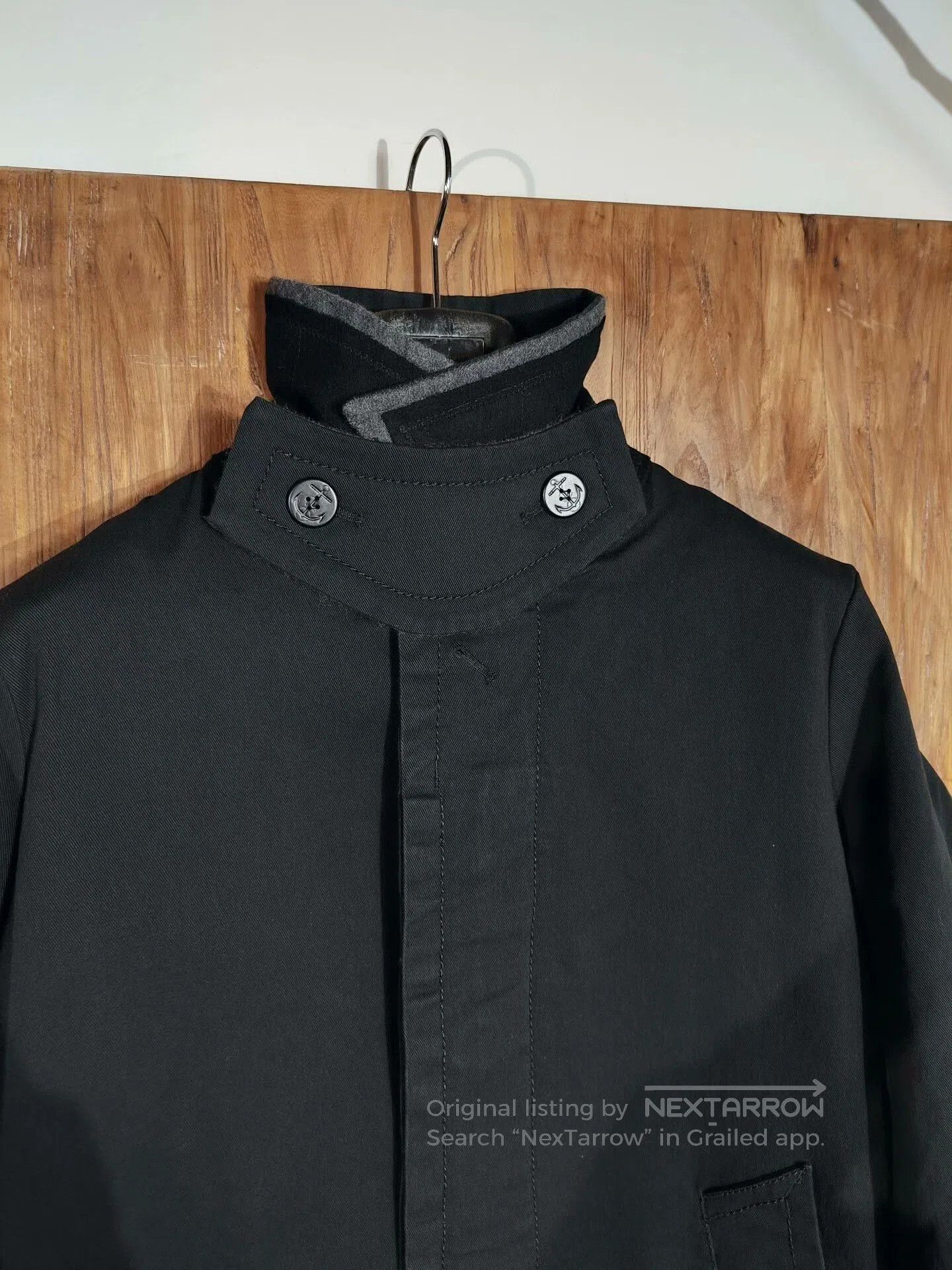 Sacai Sacai Black Classic Men's Trench Coat. Size US M / EU 48-50 / 2 - 8 Thumbnail