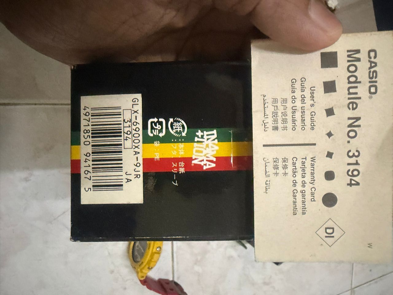 G Shock G shock Rasta in4mation collaboration watch Size ONE SIZE - 3 Thumbnail