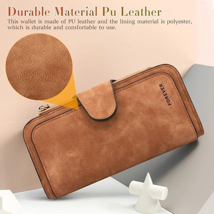 Other Women Lady Soft Leather Wallet Long Clutch Card Holder Size ONE SIZE - 2 Thumbnail