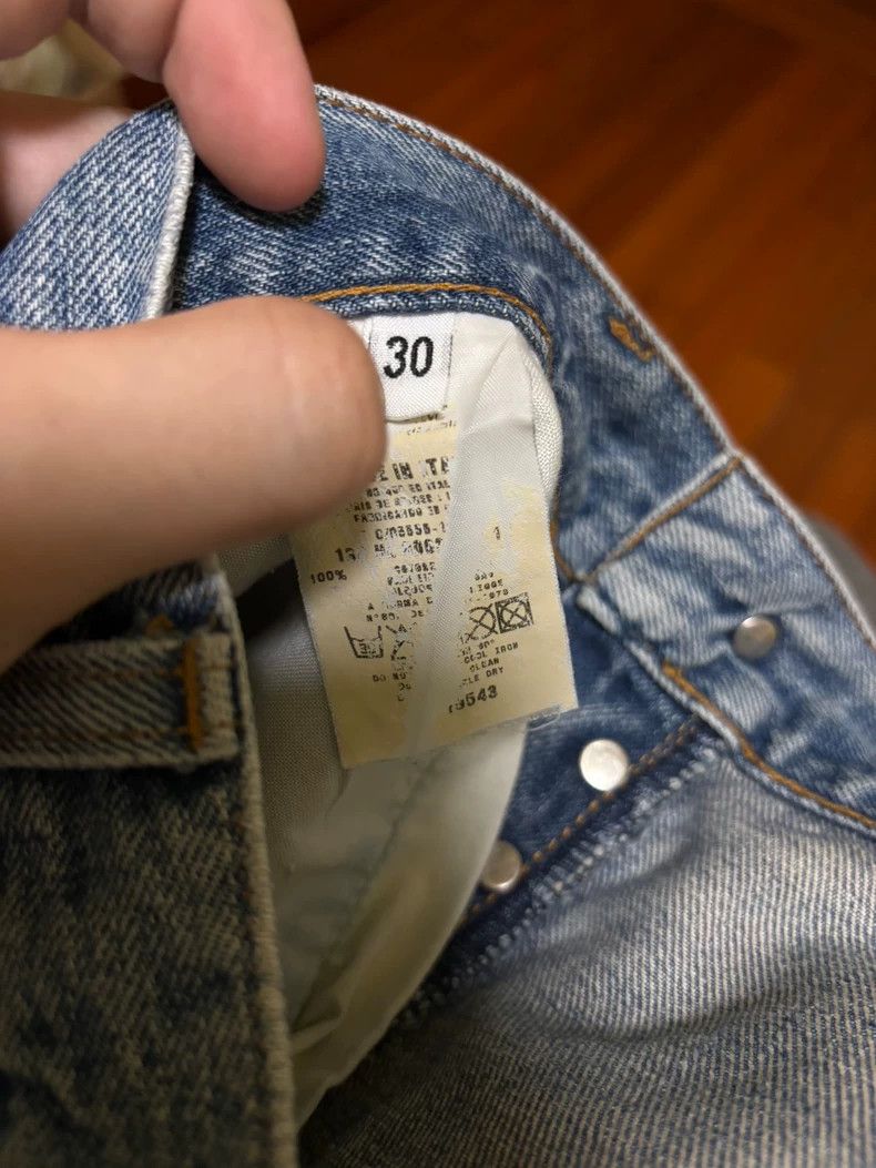 Helmut Lang HELMUT LANG size30 Blue water-splashed ink jeans Size US 30 / EU 46 - 8 Thumbnail