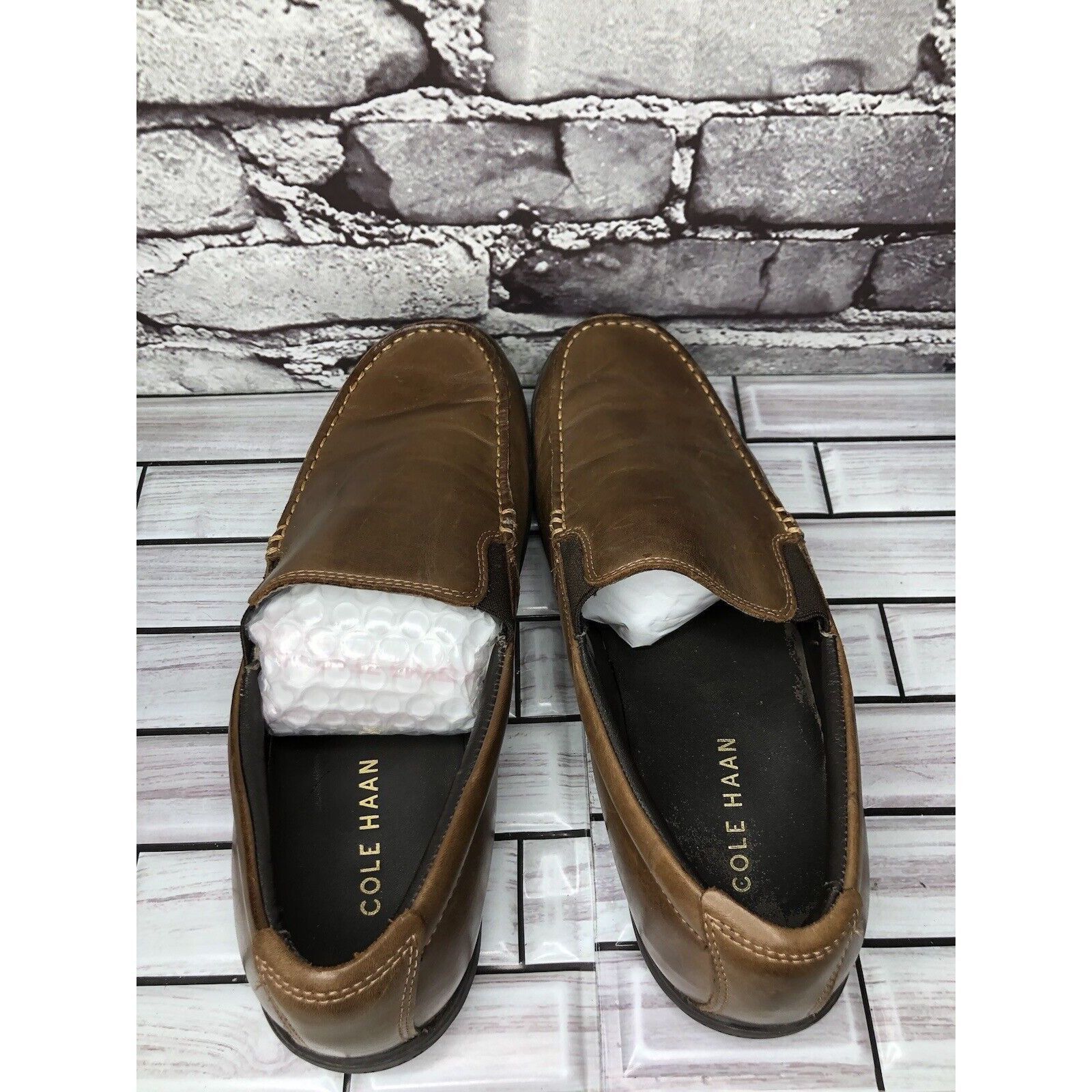 Cole Haan Cole Haan Brown Leather Slip On Casual Loafers Driving Shoes Size US 9 / EU 42 - 4 Thumbnail