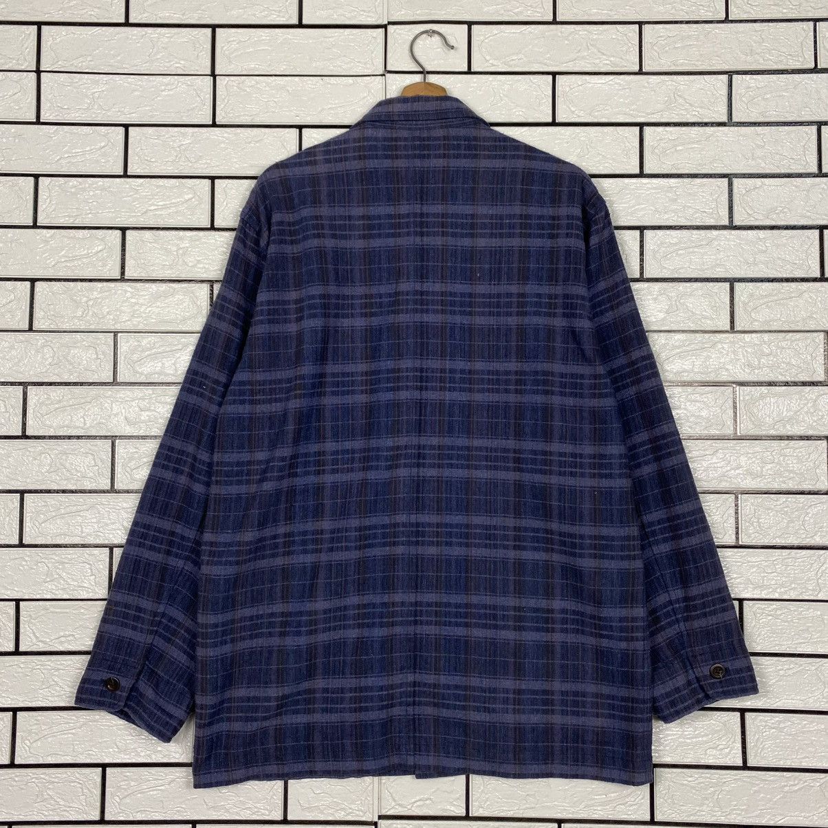 Japanese Brand 🔥VINTAGE CHORE JACKET EAST BOY TARTAN DESIGN ISSEY MIYAKE Size US L / EU 52-54 / 3 - 8 Thumbnail