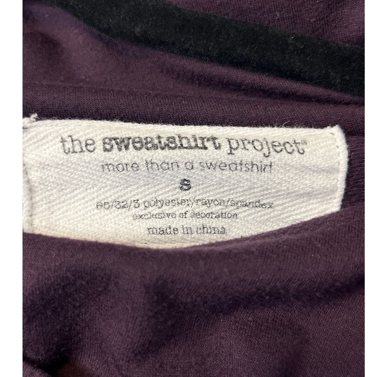 Designer The Sweatshirt Project Cowl Neck Size S Purple Size S / US 4 / IT 40 - 4 Thumbnail