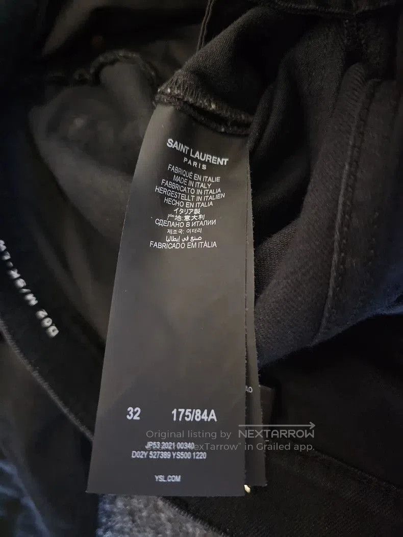 Saint Laurent Paris Saint Laurent Classic D02 Jeans. Size US 32 / EU 48 - 6 Thumbnail