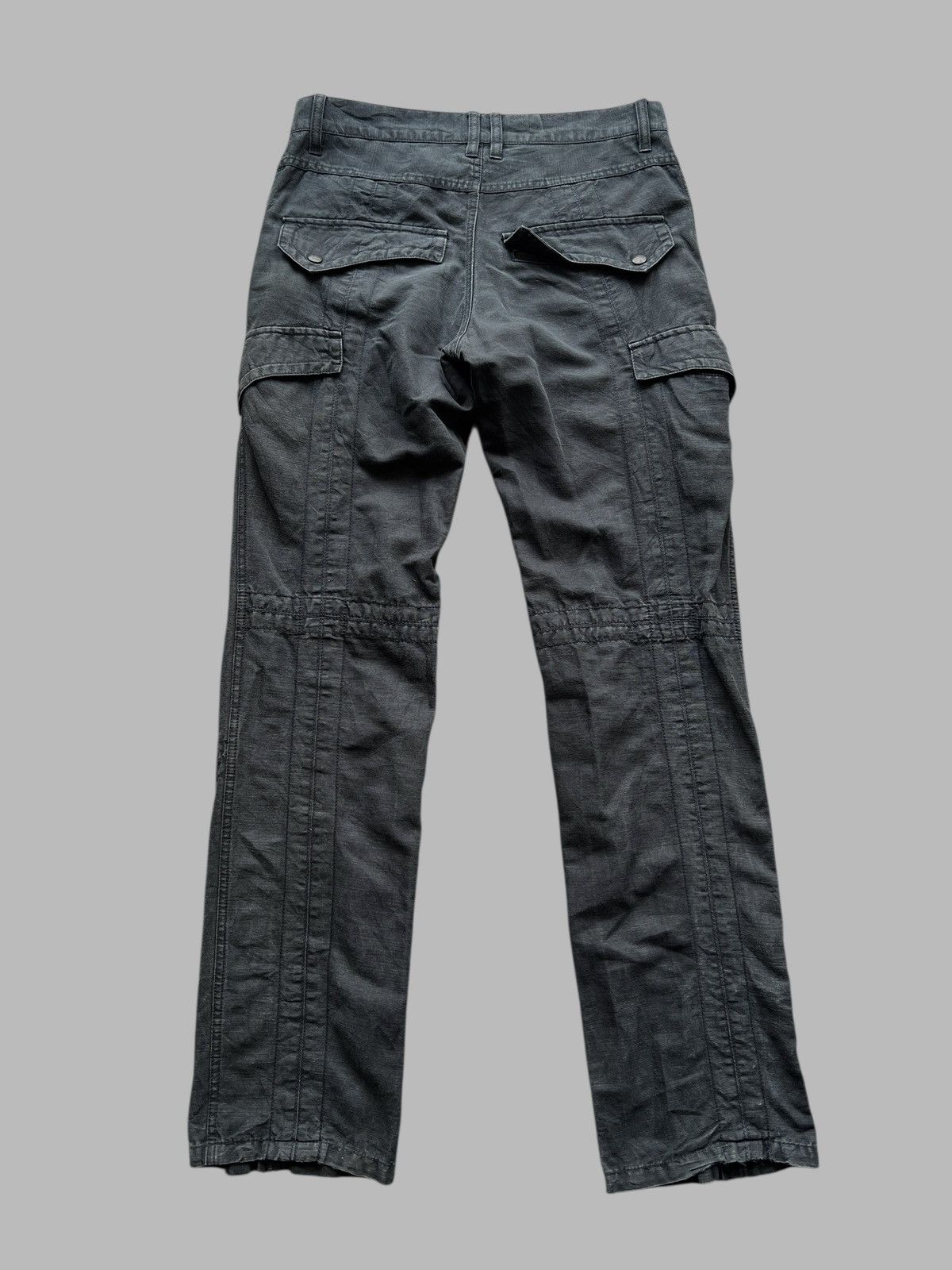Tornado Mart 🔥 HALB JAPANESE BRAND CARGO ZIPPER PANT LENGTH 42 Size US 32 / EU 48 - 3 Thumbnail