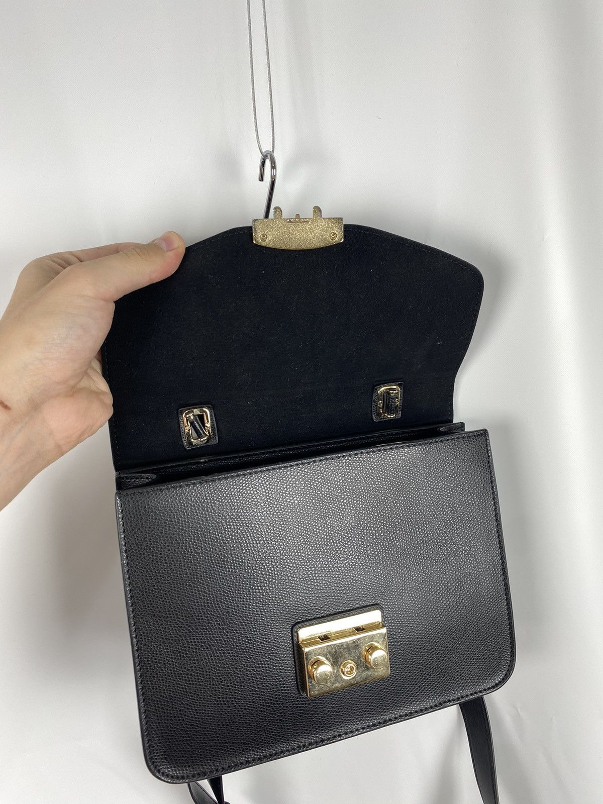 Furla Furla Genuine Leather Metropolis Top Handle Crossbody Bag Size ONE SIZE - 11 Thumbnail