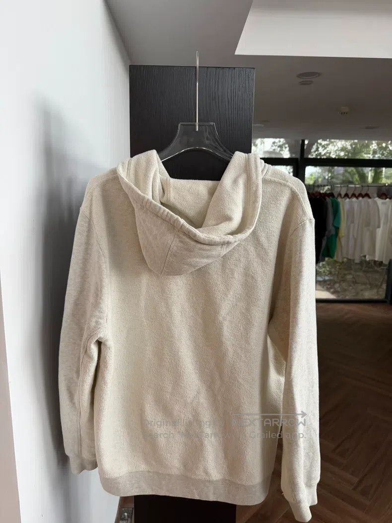 Loewe Loewe Anagram Beige Zip Hoodie Size M / US 6-8 / IT 42-44 - 2 Thumbnail