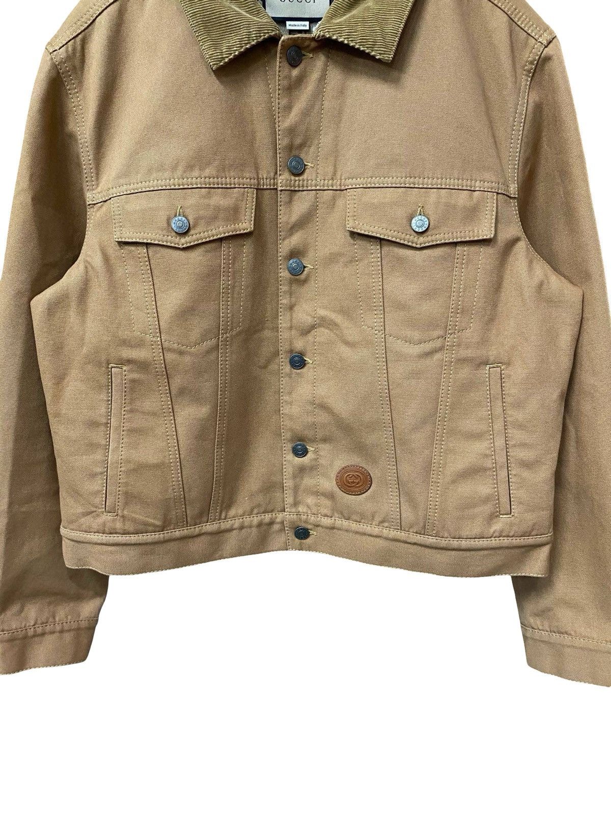Gucci Gucci GG denim jacquard jacket Size US L / EU 52-54 / 3 - 4 Thumbnail