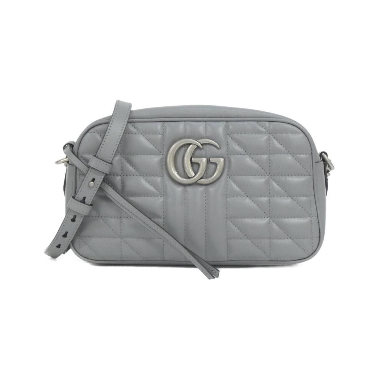 Gucci Gucci Gucci GG Marmont Leather Shoulder Bag Leather Shoulder Bag 447632 UM8BN DUTY FREE for USA Size ONE SIZE - 1 Thumbnail