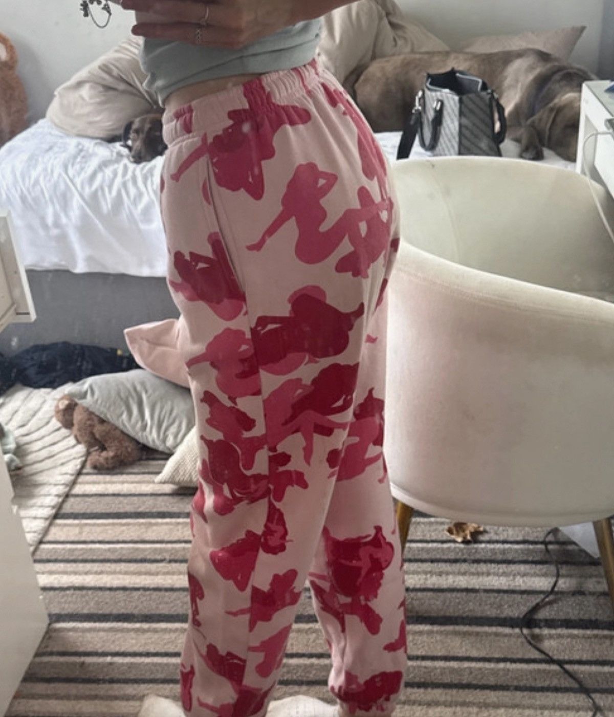 Named Collective pink camo named collective joggers Size 26" / US 2 / IT 38 - 2 Thumbnail