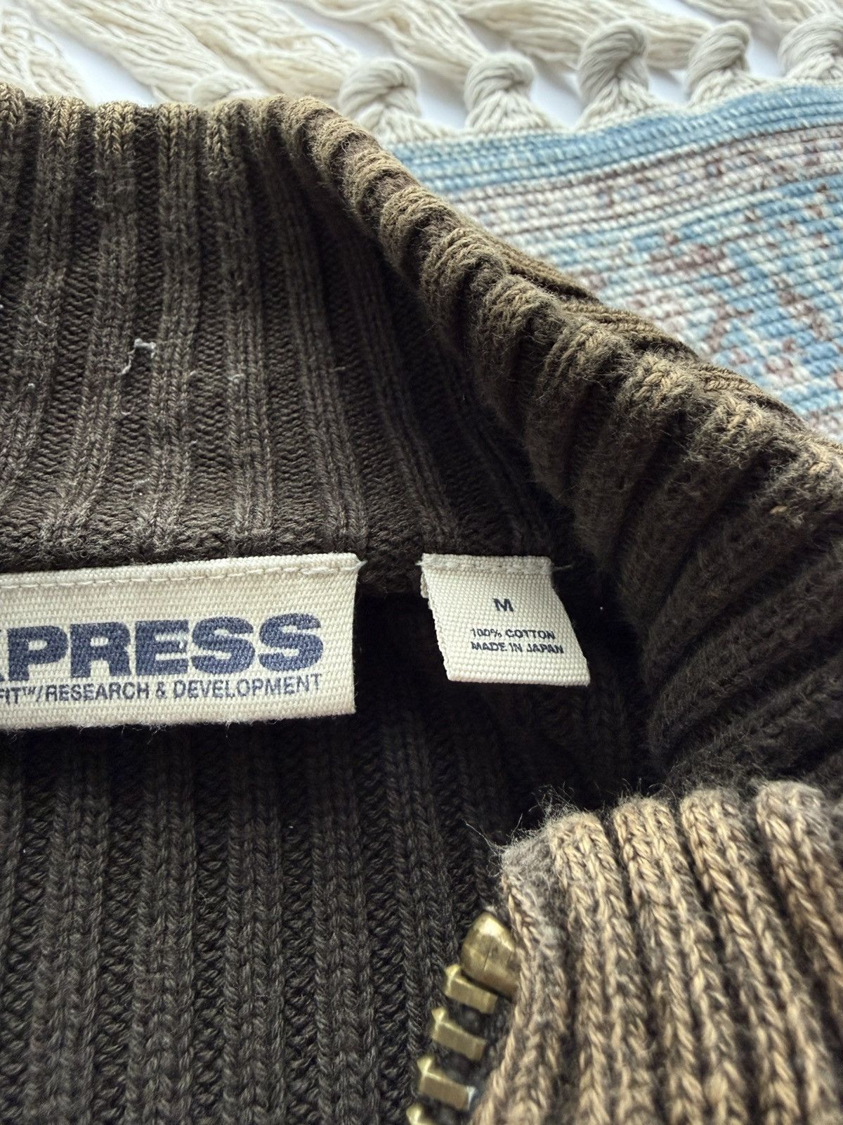 Express Japan🇯🇵 Express Research & Development AvantGarde Zip Sweater Size US M / EU 48-50 / 2 - 9 Thumbnail