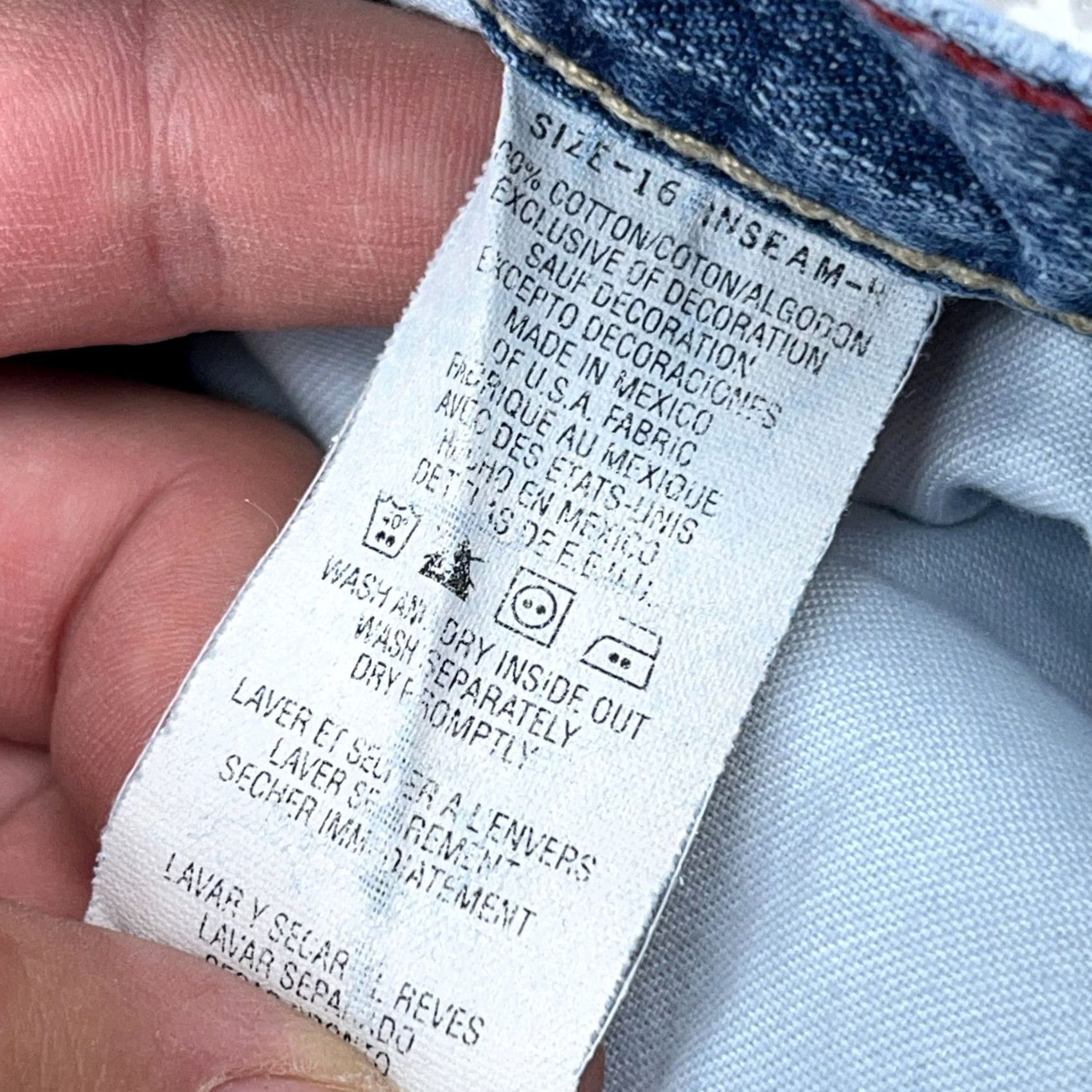 Tommy Hilfiger VINTAGE Tommy Hilfiger Jeans Women 16 Boot Cut Med Wash Denim Pants Ladies Y2K 90s Hipster Classic Mens Womens Size 38" / US 16 / IT 52 - 6 Thumbnail