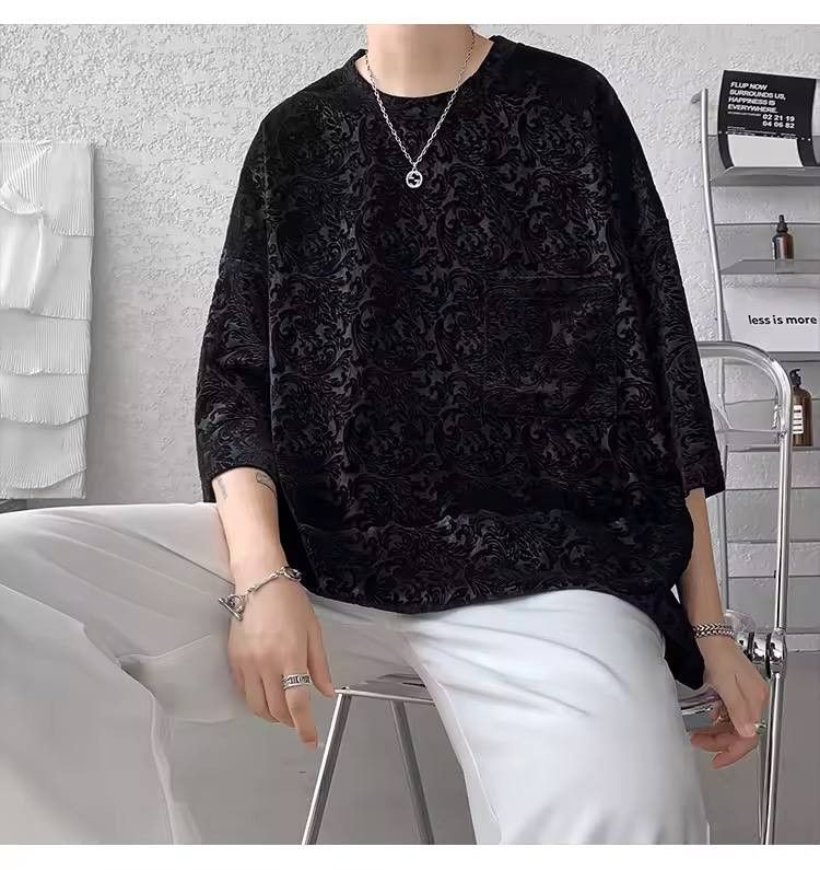 Japanese Brand × Vintage jacquard T-shirt Size US XL / EU 56 / 4 - 3 Thumbnail