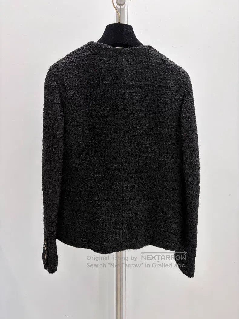 Chanel Chanel High-end handicraft workshop black studded striped Size XXS / US 00 / IT 34 - 2 Thumbnail