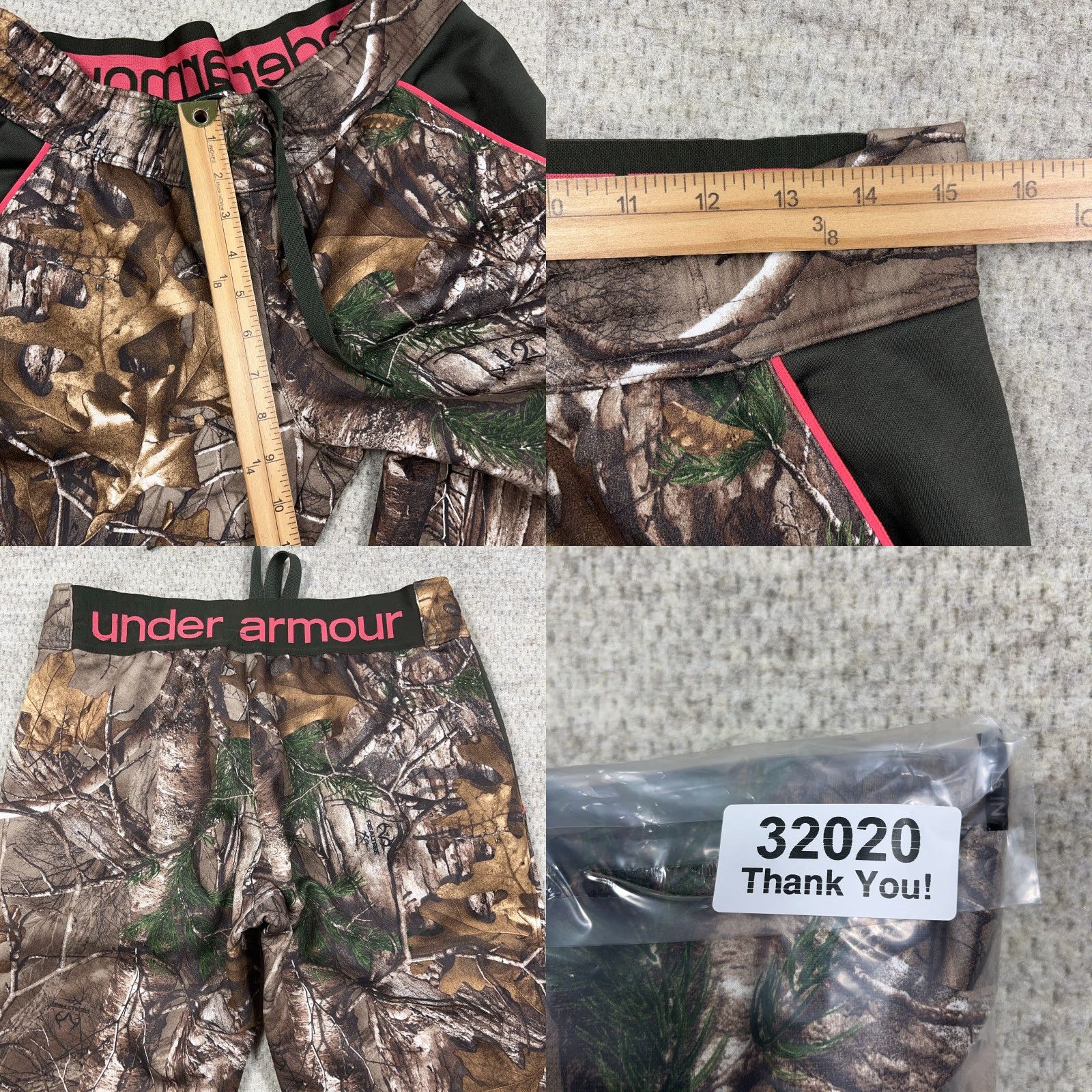 Under Armour Under Armour Sweatpants Women Medium 30x32 Realtree Camo ColdGear Jogger Pants Size 32" / US 10 / IT 46 - 9 Thumbnail