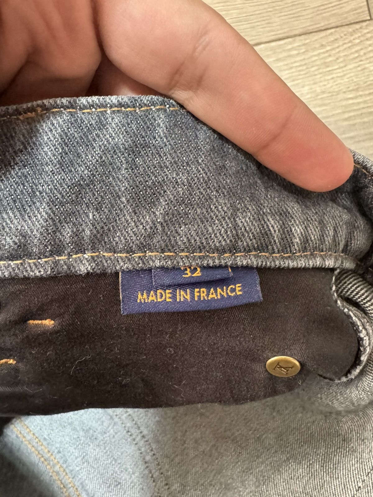 Louis Vuitton Louis Vuitton Monogram Panel Zip Denim Jeans Size 32 Size US 32 / EU 48 - 6 Thumbnail