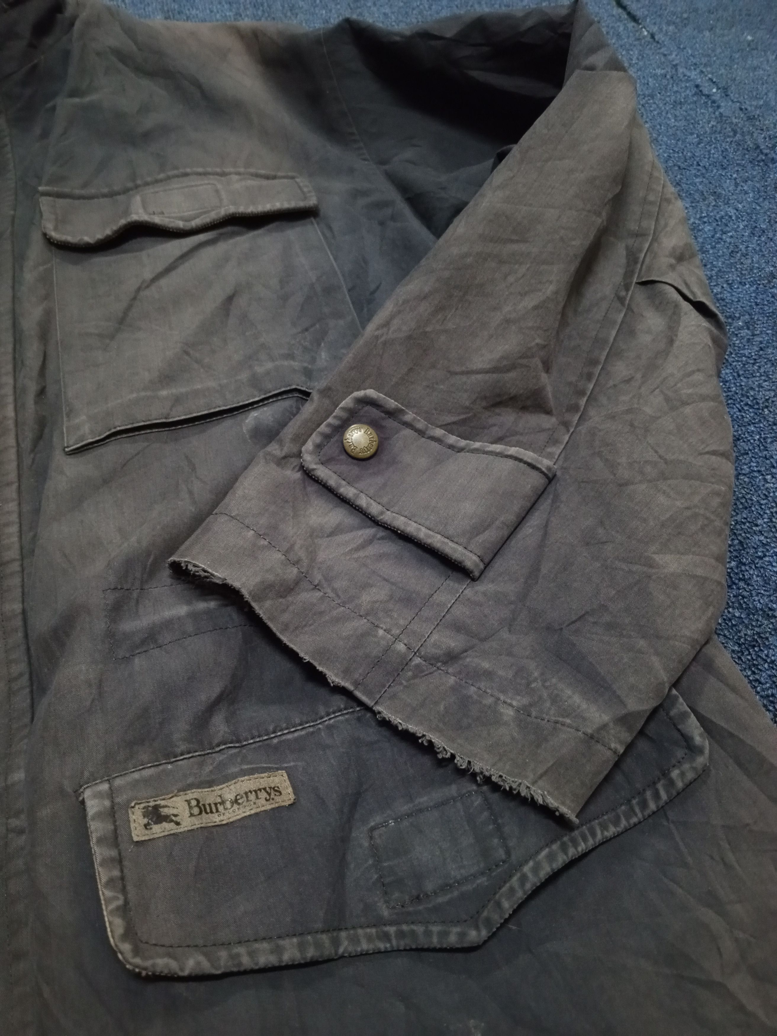 Burberry BURBERRY LONG JACKET RARE Size US XXL / EU 58 / 5 - 5 Thumbnail