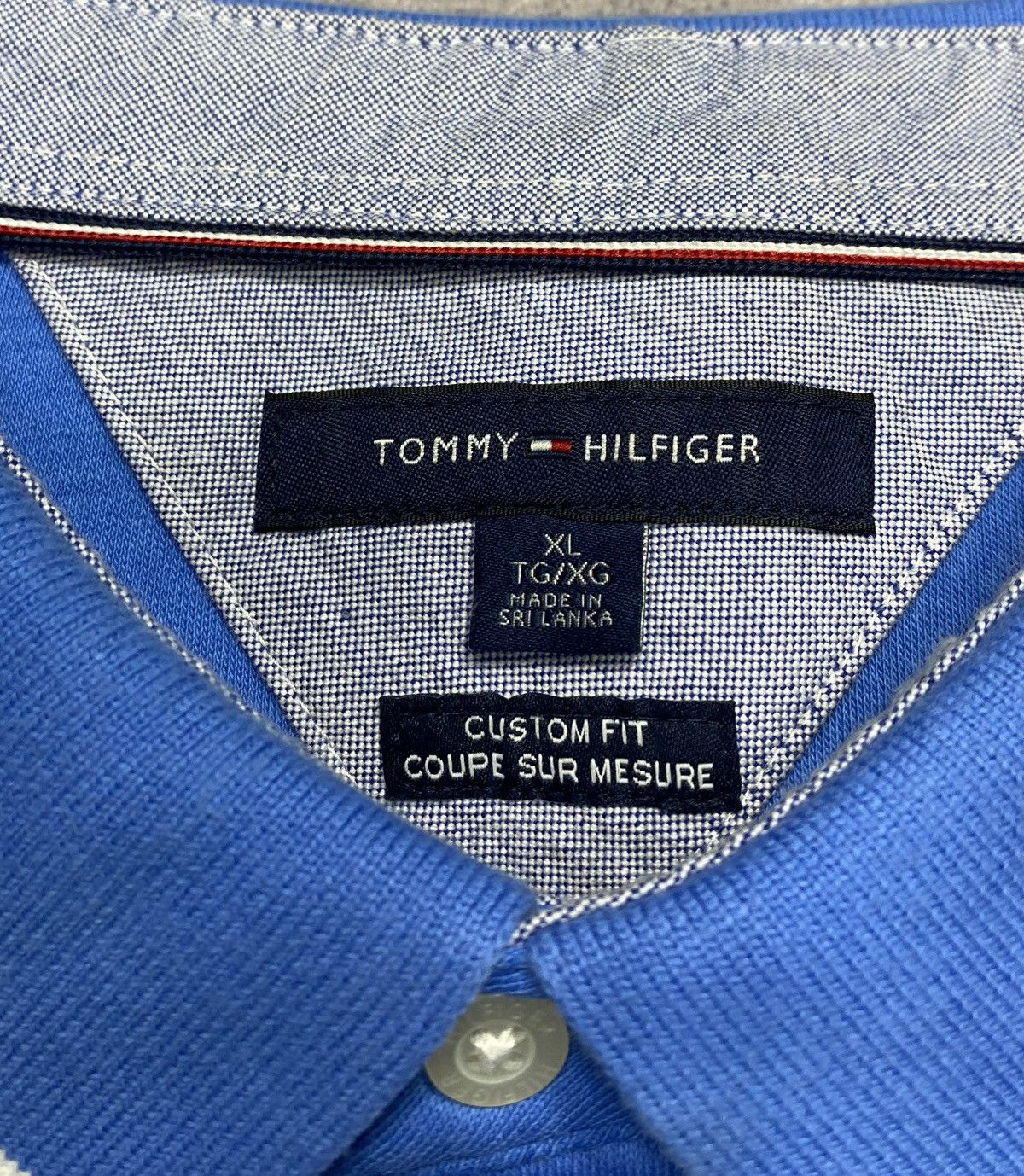 Tommy Hilfiger Vintage Tommy Hilfiger Regular Fit Wicking Polo Shirt Size US XL / EU 56 / 4 - 3 Thumbnail