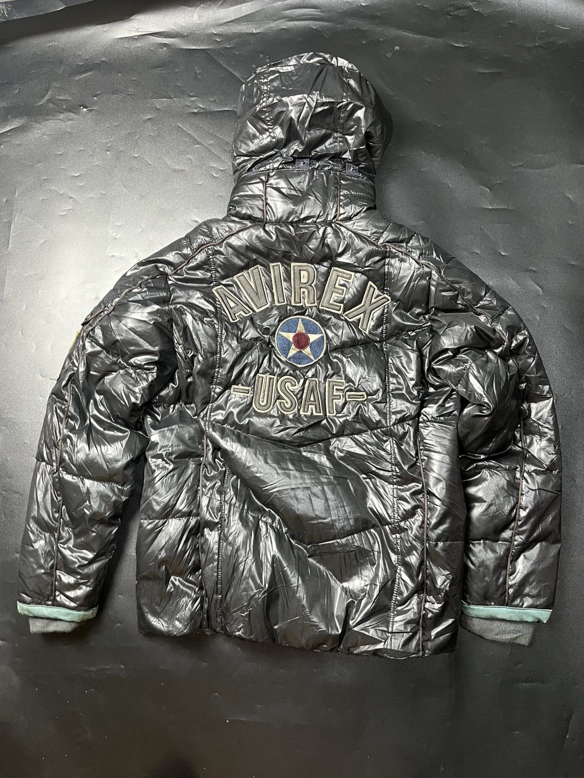 Avirex × Le Grande Bleu (L.G.B.) × Vintage VINTAGE AVIREX CRAZY PUFFER JACKET Size US M / EU 48-50 / 2 - 2 Thumbnail