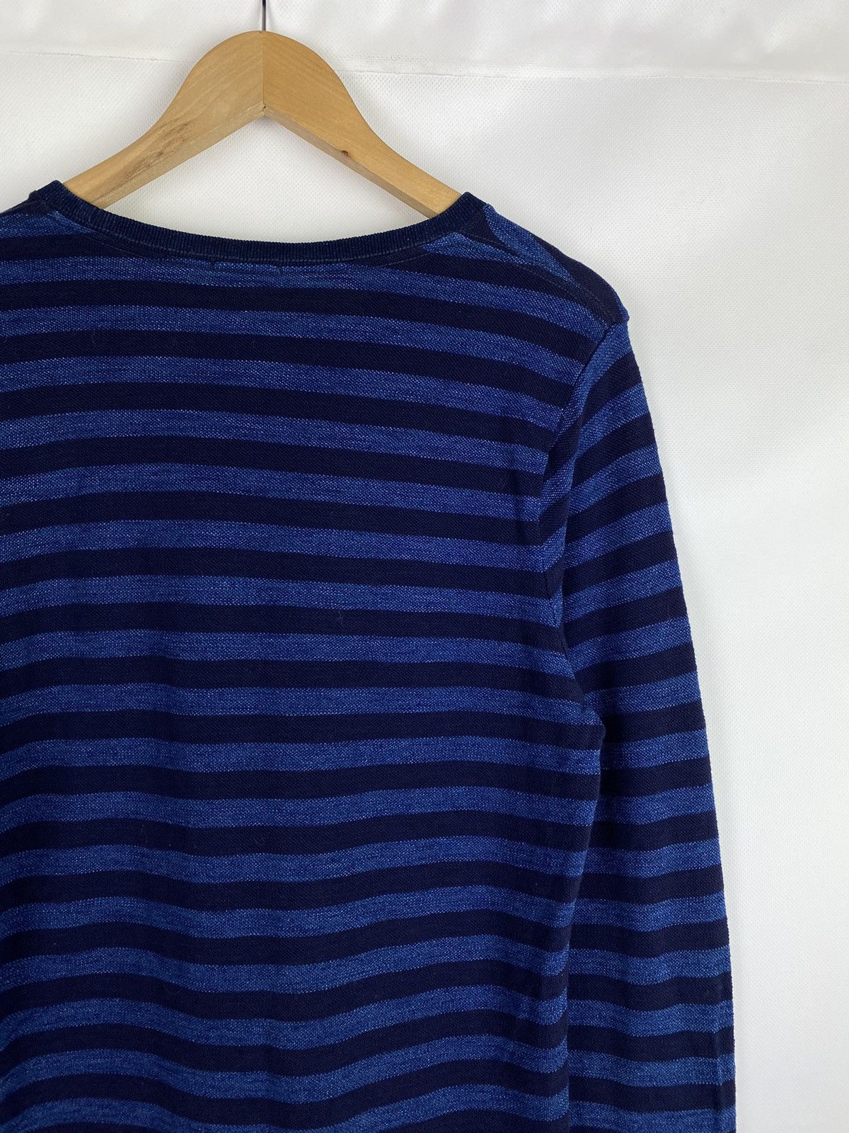 DENHAM × Japanese Brand Denham men’s striped sweatshirt pullover size S Size US S / EU 44-46 / 1 - 16 Thumbnail