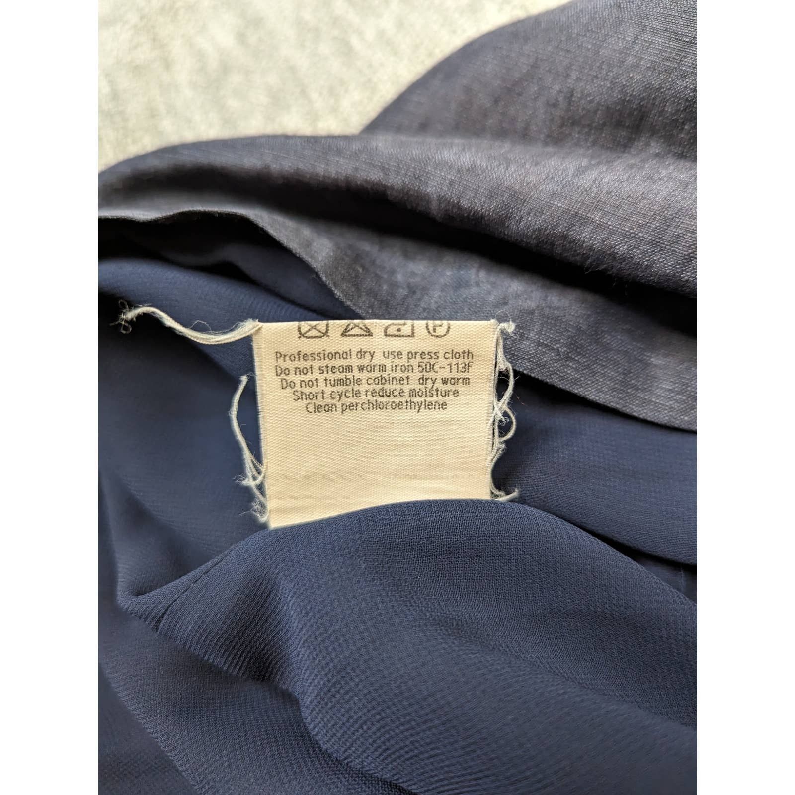 Giorgio Armani Giorgio Armani linen silk sheath dress midi blue IT 44 US 8 Size M / US 6-8 / IT 42-44 - 9 Thumbnail