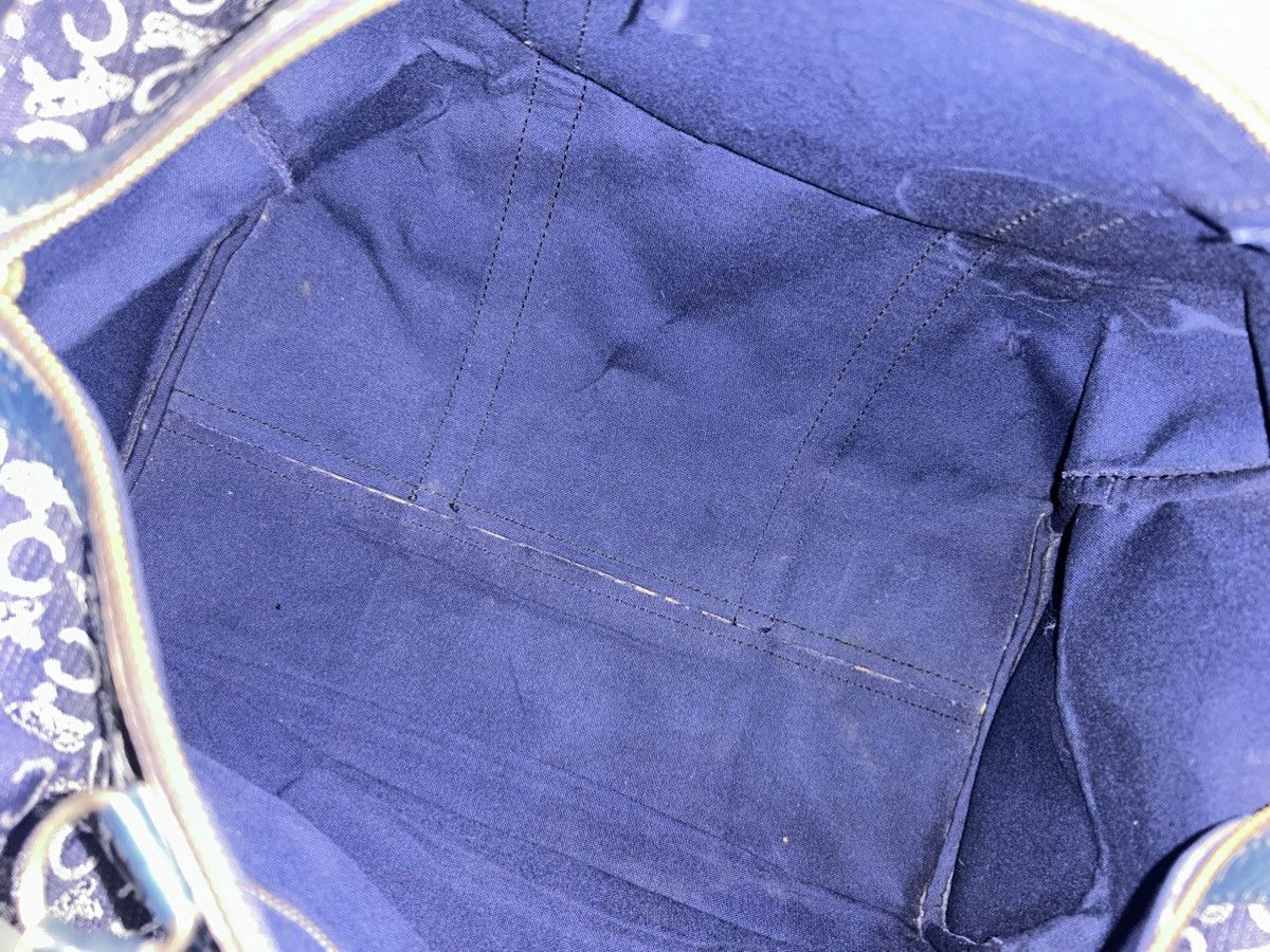 Celine Celine CMacadam Canvas Blue Boston Bag Size ONE SIZE - 6 Thumbnail