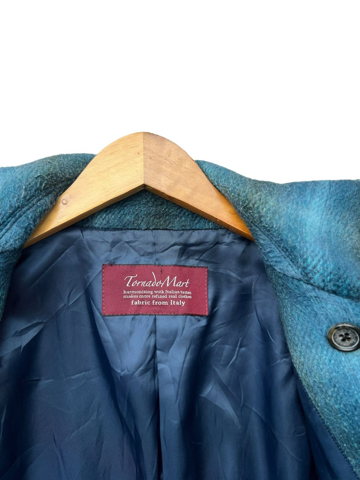 Tornado Mart Tornado Mart Japan Pleated Wool Mohair Pleated Jacket Size US S / EU 44-46 / 1 - 11 Thumbnail