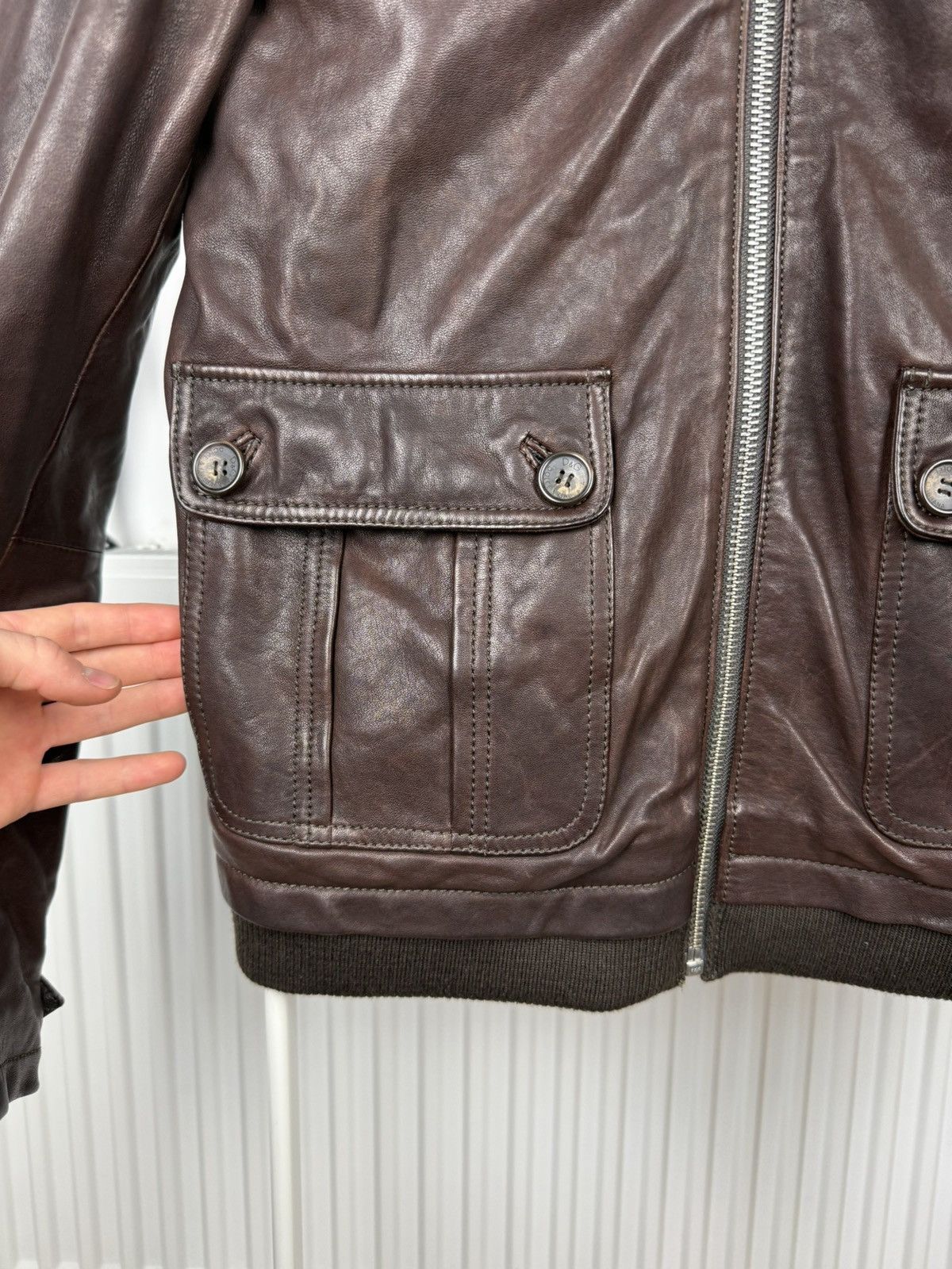 Dolce & Gabbana Dolce & Gabbana Lambskin Leather Jacket Size US M / EU 48-50 / 2 - 6 Thumbnail