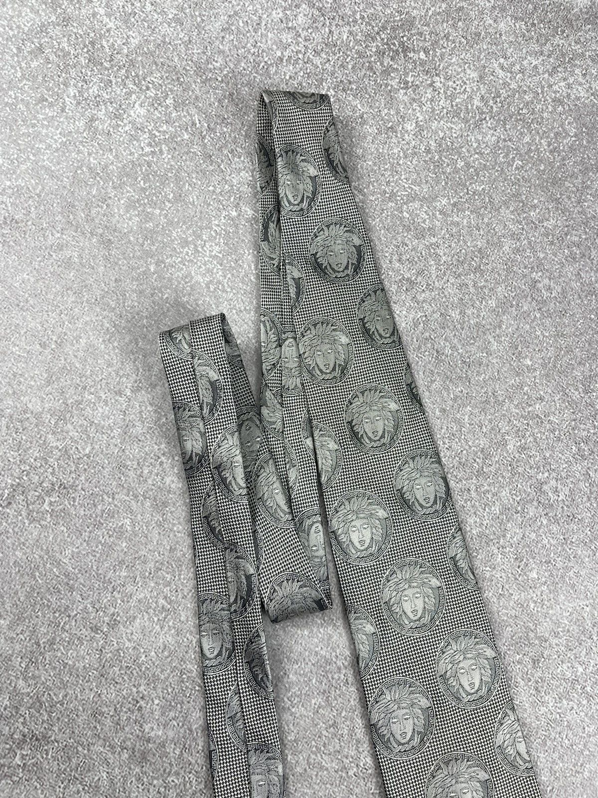 Versace × Vintage Vintage Gianni Versace Monogram Silk Tie Size ONE SIZE - 3 Thumbnail