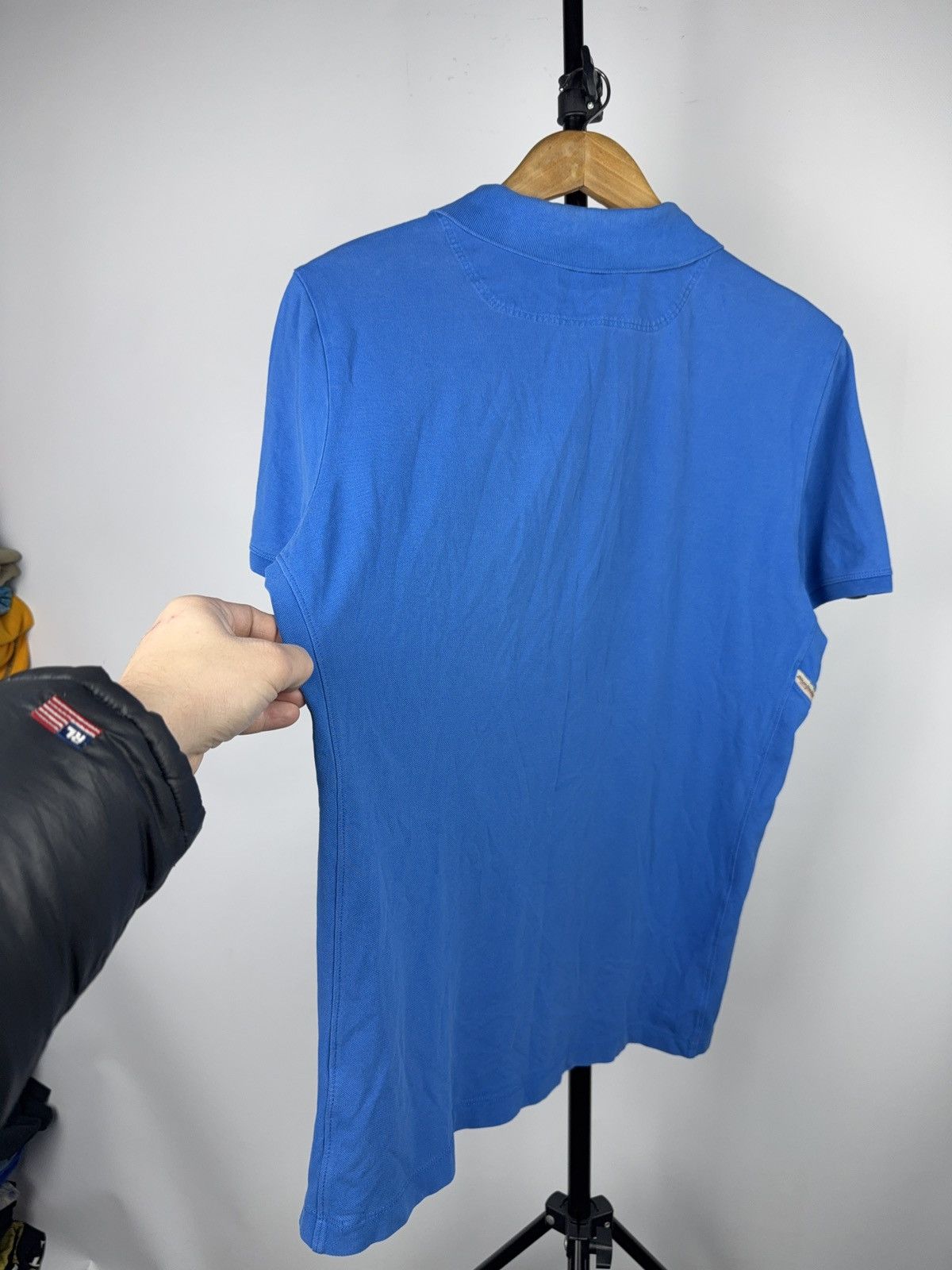 Diesel Retro 00s Diesel Blue Slim Fit Polo Shirt Workwear Logo XL Size US XL / EU 56 / 4 - 14 Thumbnail