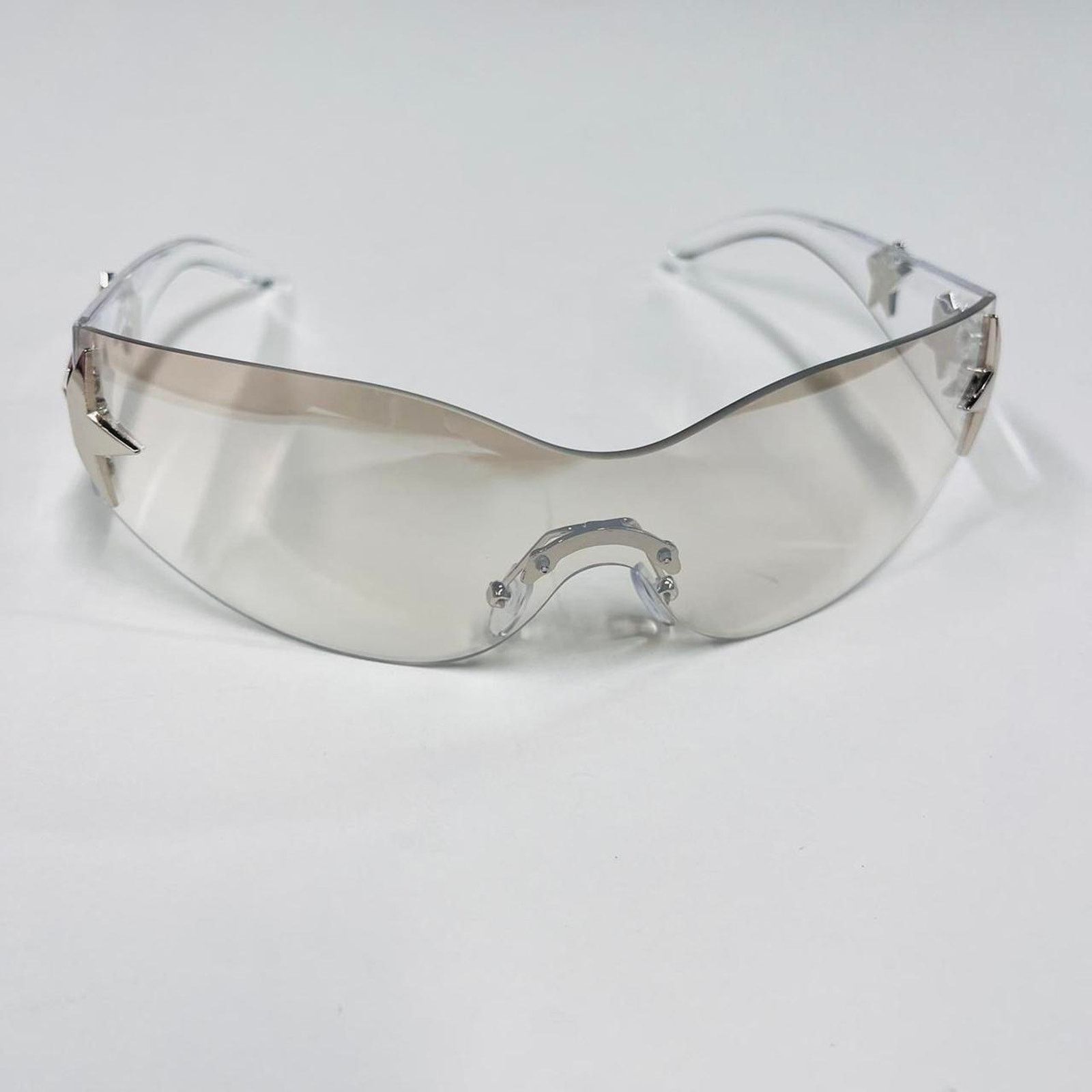 Vintage Y2k 2000s vintage style clear star sunglasses Size ONE SIZE - 6 Thumbnail