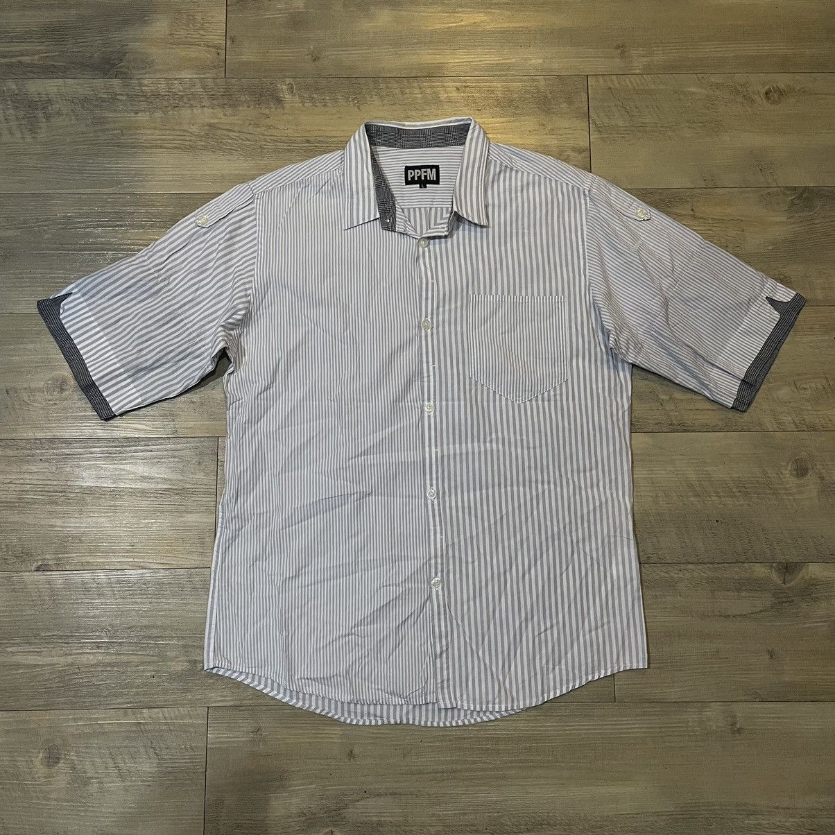 PPFM Ppfm striped shirt Size US L / EU 52-54 / 3 - 1 Thumbnail
