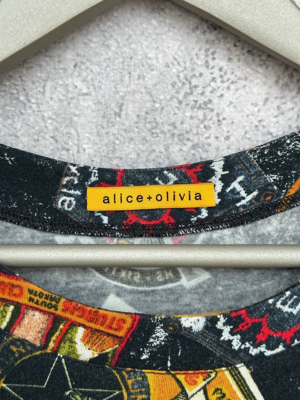 Alice + Olivia Alice + Olivia Motorcycle Rodeo Print Dress Biker Graphic Size S / US 4 / IT 40 - 7 Thumbnail