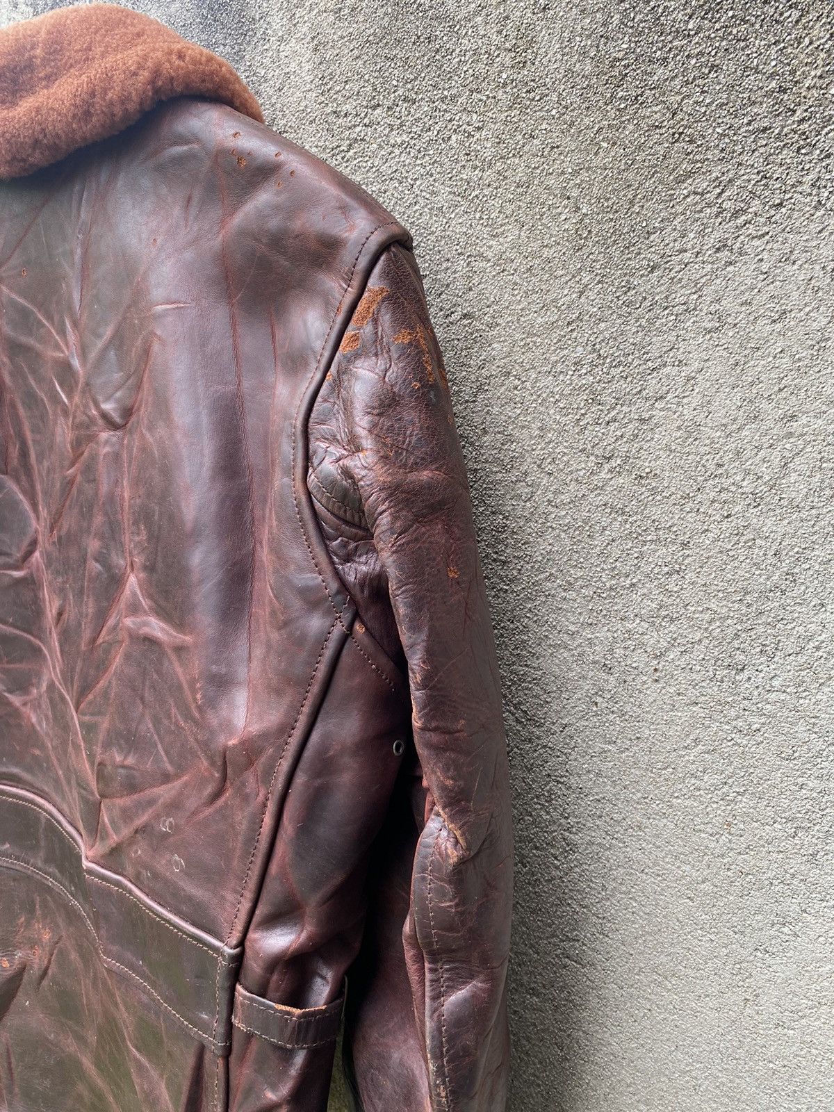 Aero Leathers 🔥Vintage Aero Leather halfbelt highwayman jacket Size US S / EU 44-46 / 1 - 13 Thumbnail