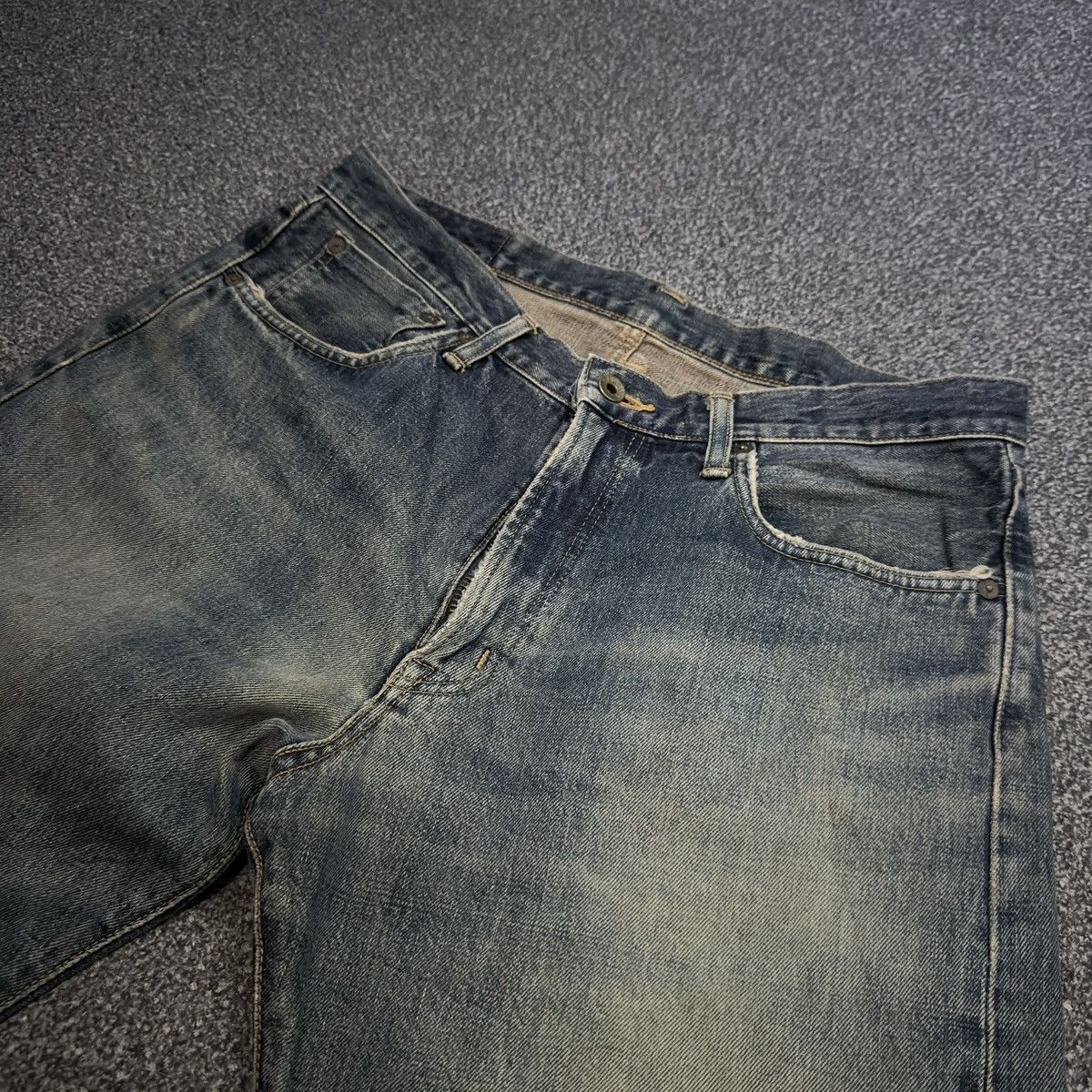 Kapital Vintage Japanese Edwin 505x Selvedge Rusty Dirty Wash Denim Size US 34 / EU 50 - 3 Thumbnail