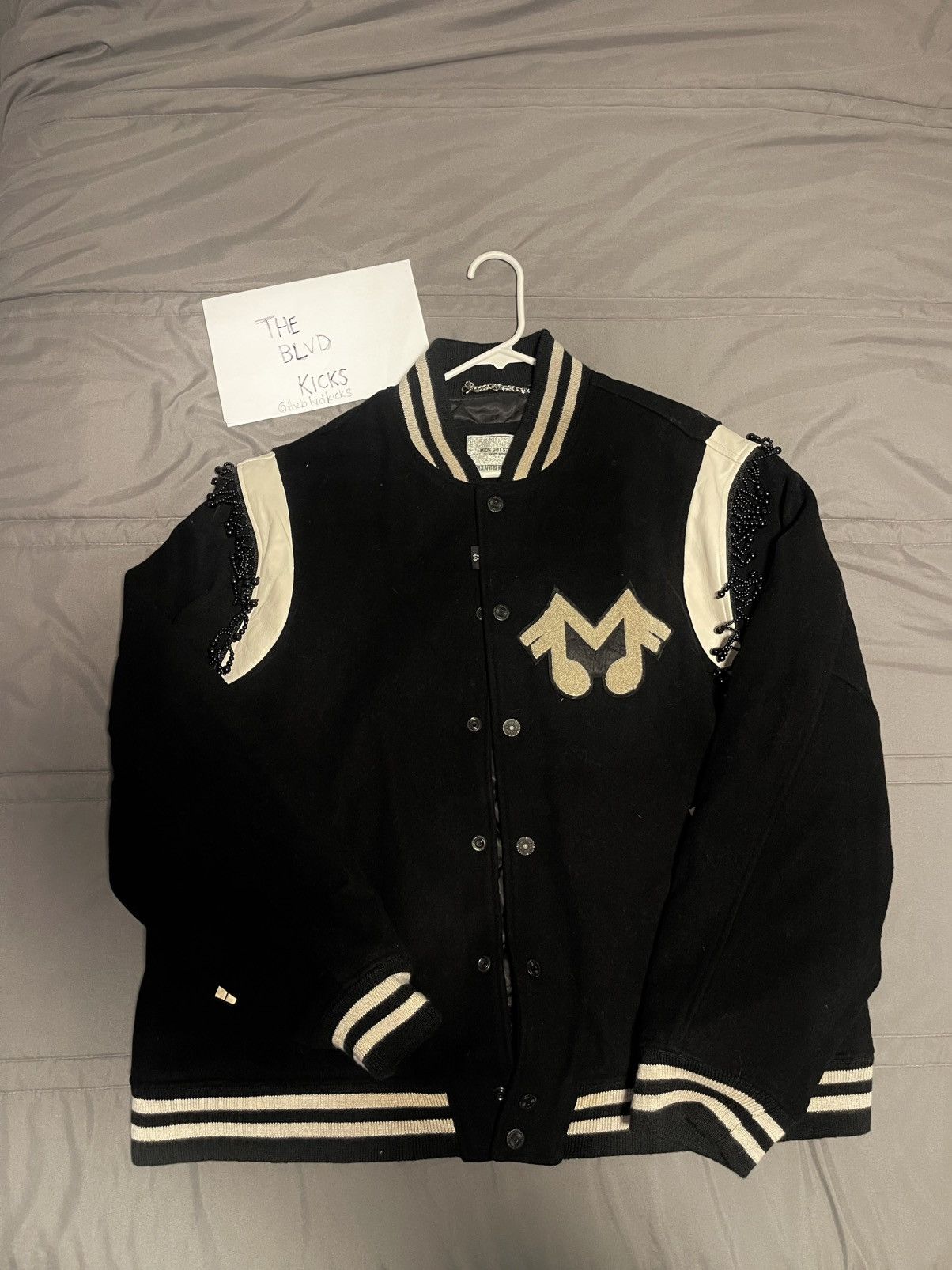 Midnight Studios Midnight Studios Chandelier Varsity Jacket Black Size US XXL / EU 58 / 5 - 1 Thumbnail