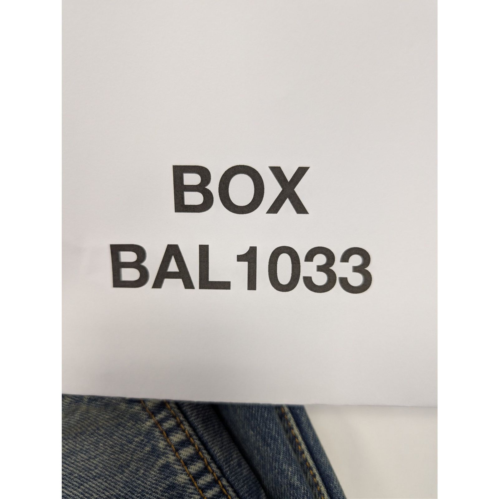 Balenciaga o1rshd1 Organic Japanese Denim Jeans in True Blue Size US 32 / EU 48 - 23 Thumbnail