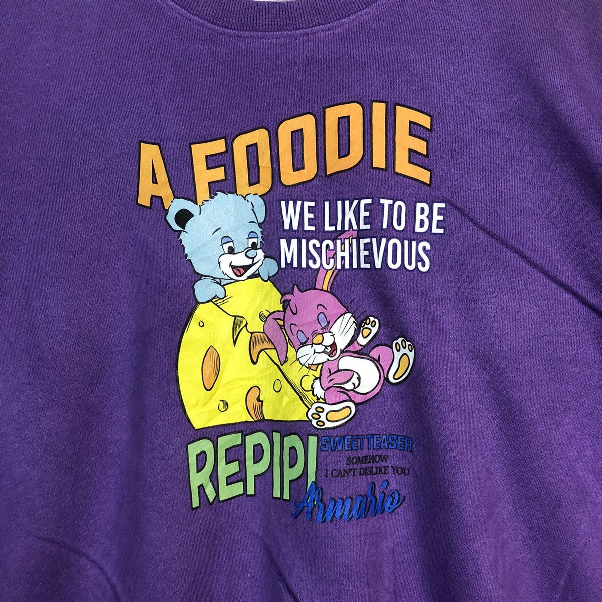 Japanese Brand Repipi Armario Purple Sweatshirt #7543 Size M / US 6-8 / IT 42-44 - 7 Thumbnail