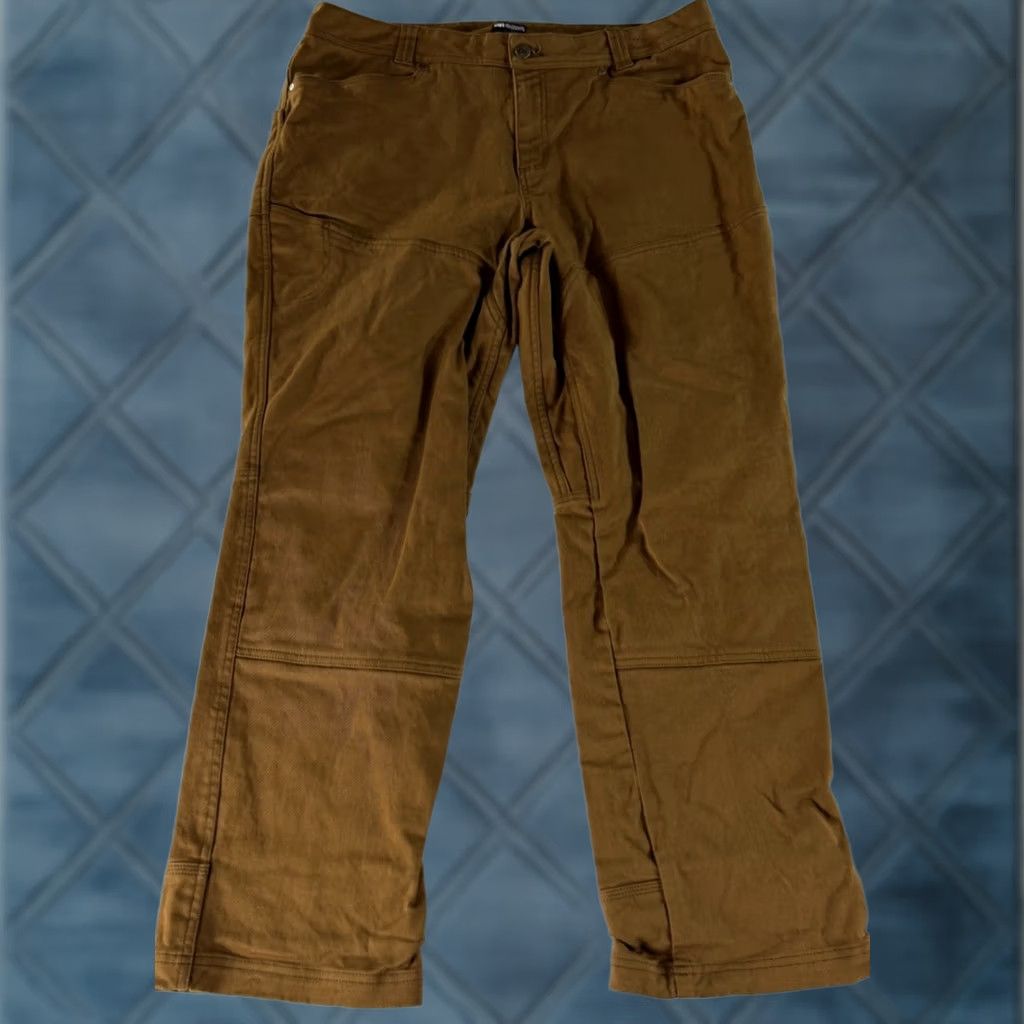 Outdoor Research Outdoor Research Work Pants Brown Flannel Lined Double Knee Men's 38 X 32 Size US 38 / EU 54 - 1 Thumbnail
