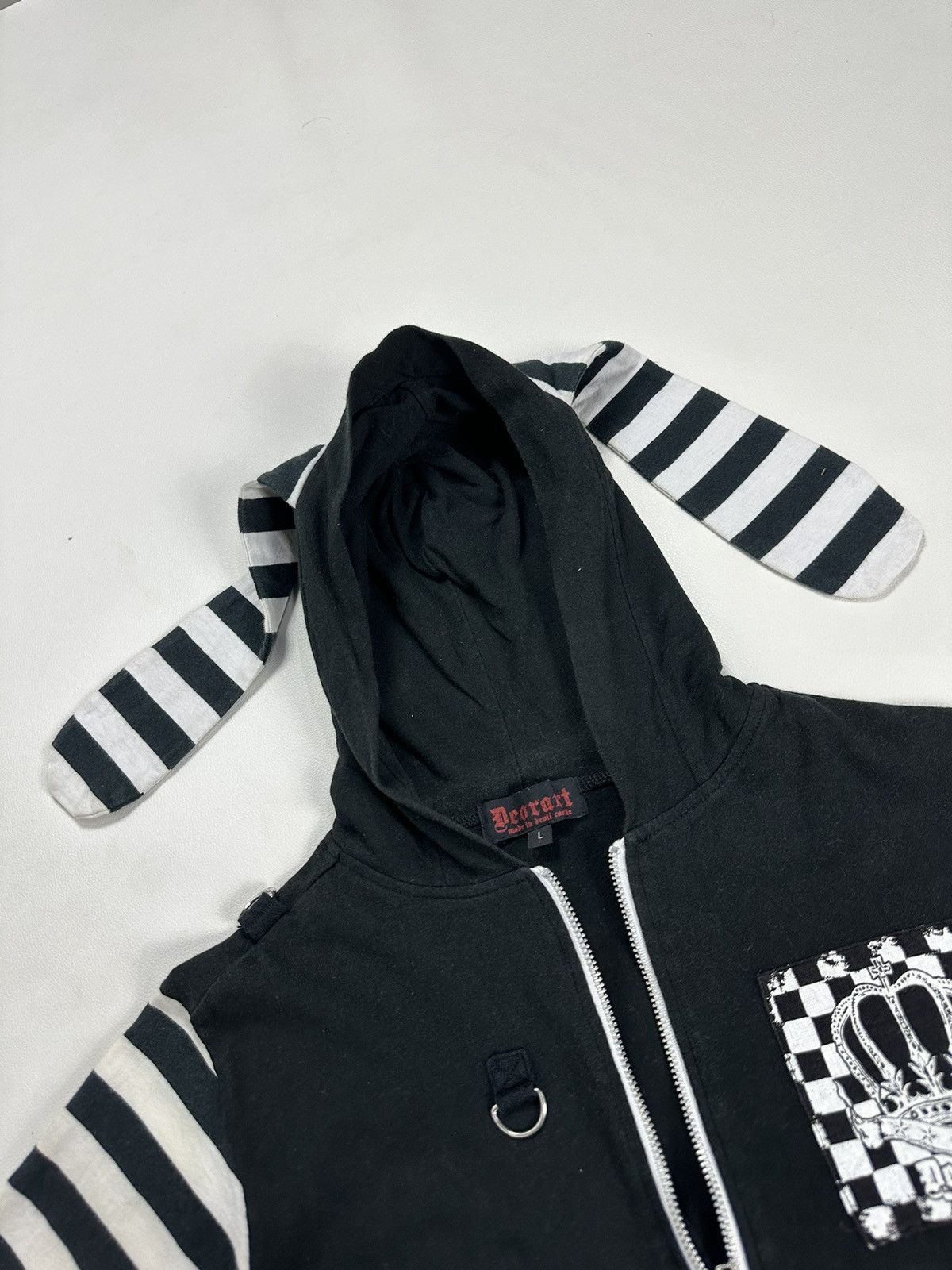 Other Deorart Punk Bondage Bunny Hooded Zip Tshirt Size US S / EU 44-46 / 1 - 9 Thumbnail