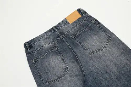 Jean American high street retro washed distressed flared jeans Size US 32 / EU 48 - 5 Thumbnail