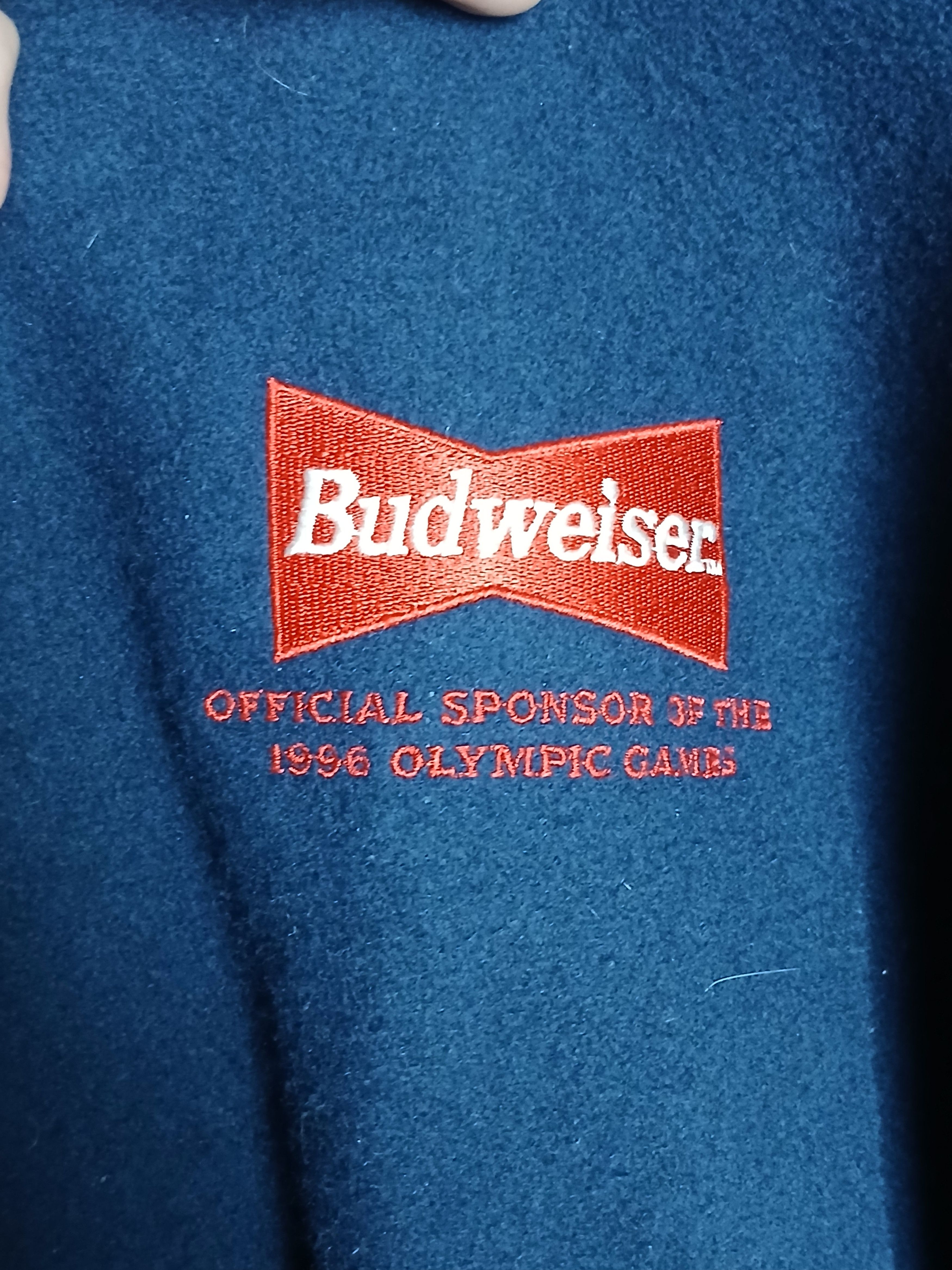 Budweiser × USA Olympics × Vintage Vintage 1996 Budweiser USA Atlanta Olympic Games Jacket Size US XL / EU 56 / 4 - 3 Thumbnail