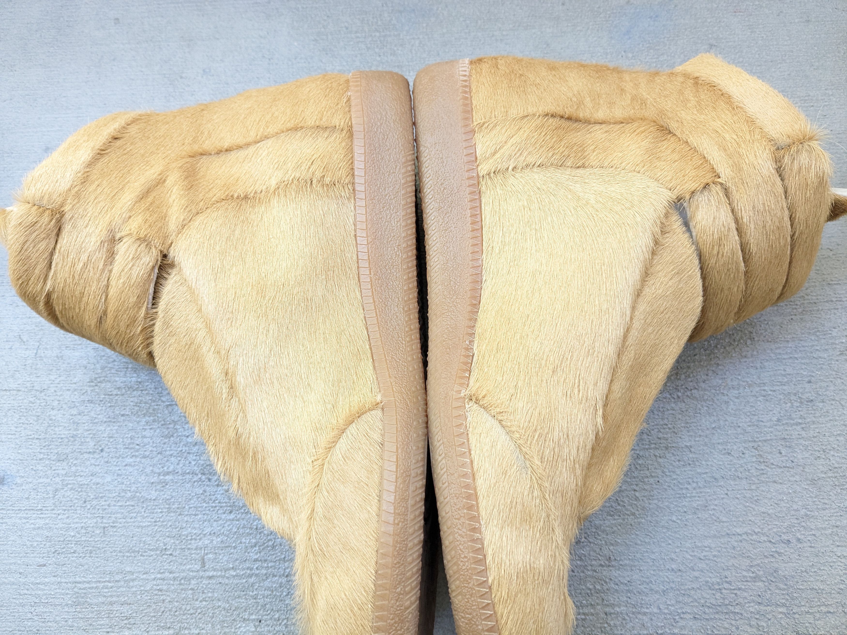 Maison Margiela Maison Margiela Future Pony Hair 9 42 Leather High Tops Tan Size US 9 / EU 42 - 8 Thumbnail