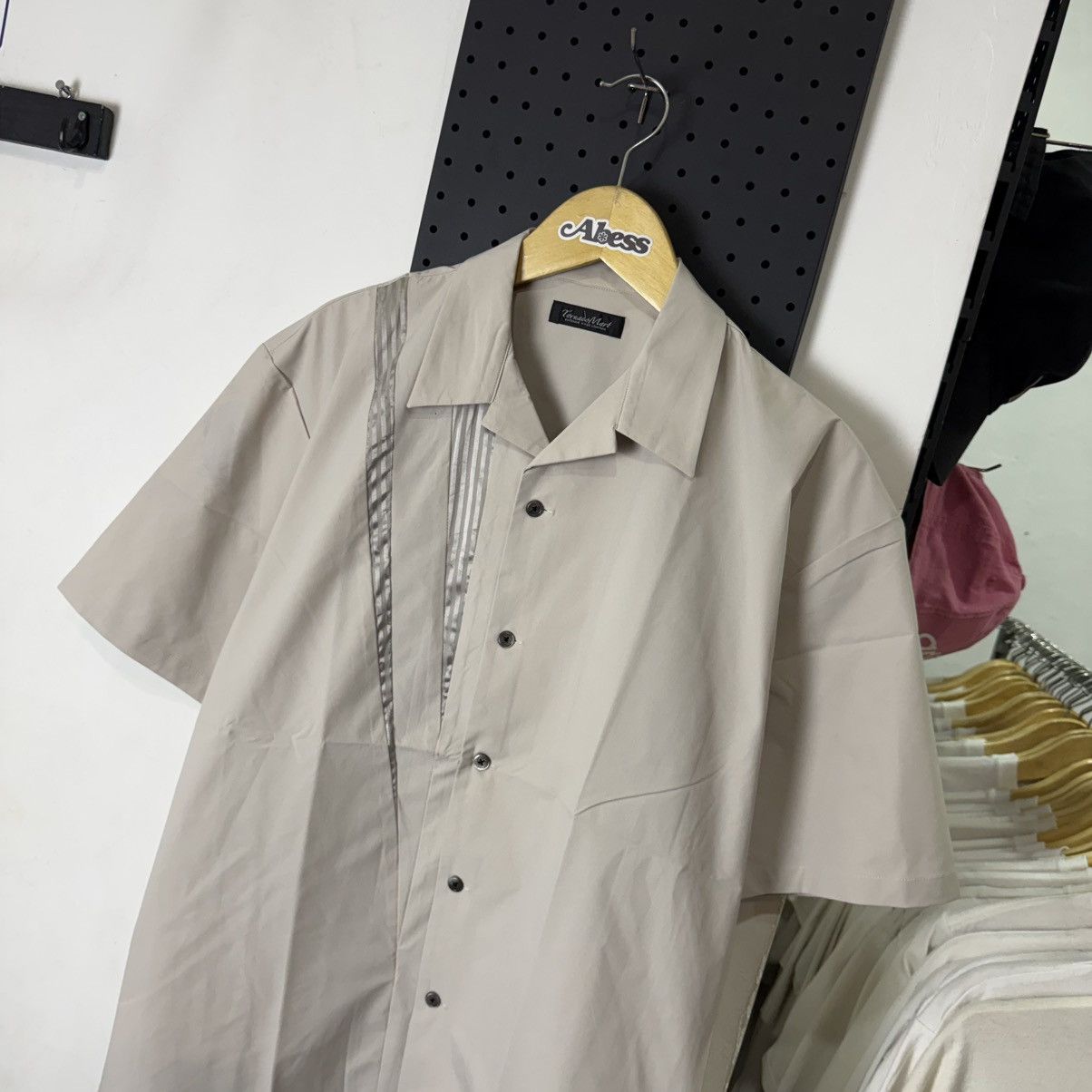 Tornado Mart TORNADO MART line shoulder pattern short shirt Size US L / EU 52-54 / 3 - 2 Thumbnail