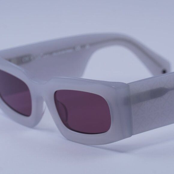 Off-White Off-White OERI141 CARY 0928 Sunglasses Grey Rectangle Frame Size ONE SIZE - 5 Thumbnail