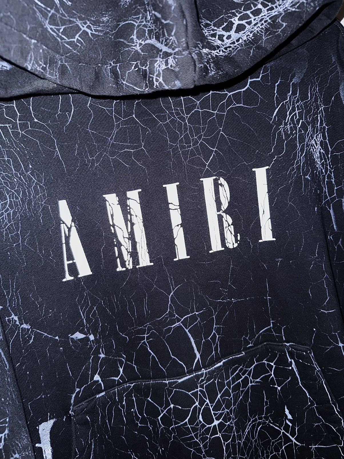 Amiri AMIRI CRACKED CORE LOGO HOODIE Size US L / EU 52-54 / 3 - 5 Thumbnail