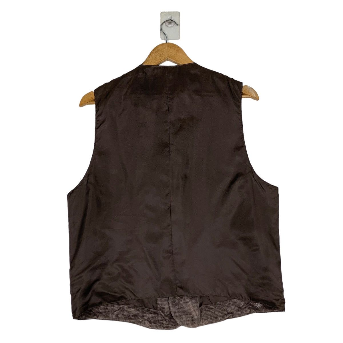 Gianni Valentino GIANNI VALENTINO Dark Brown Vest Suit Jacket #1033-C46 Size US M / EU 48-50 / 2 - 7 Thumbnail