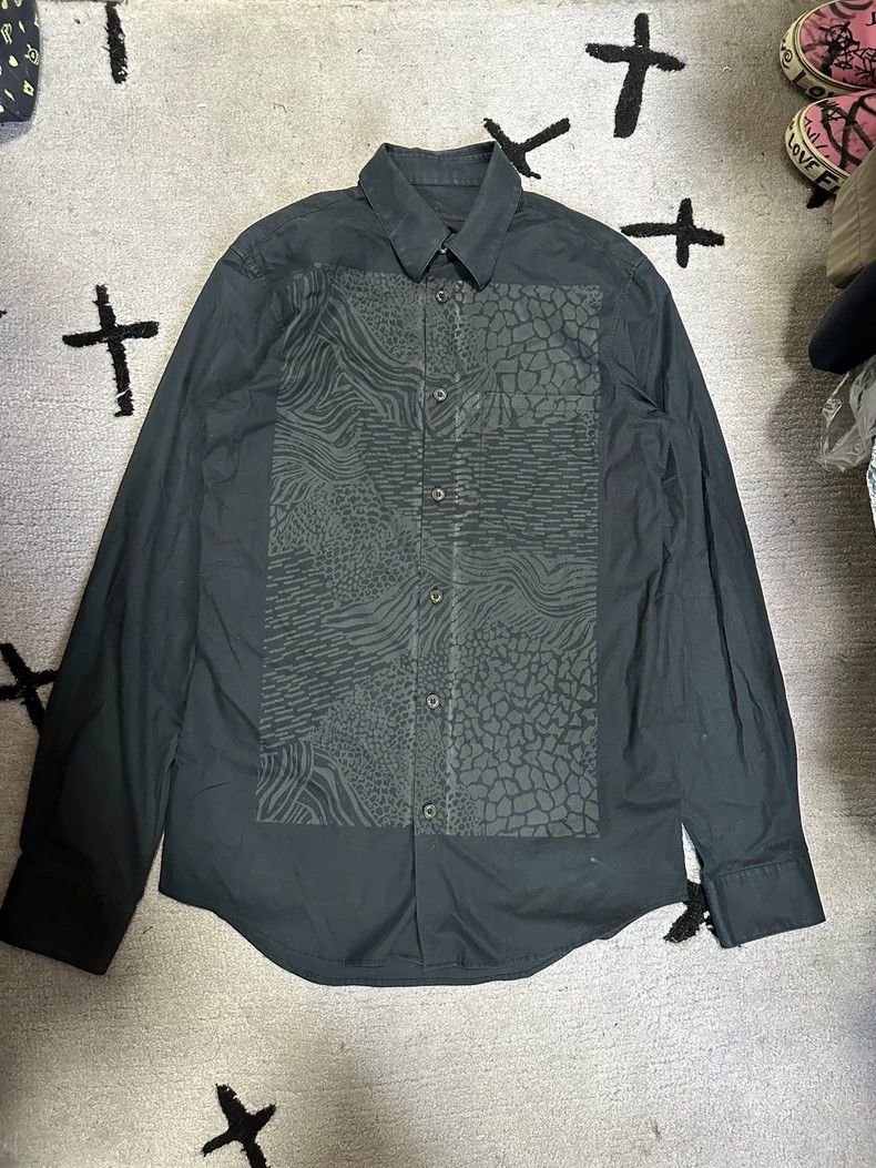 Helmut Lang HELMUT LANG size38 River abstract print shirts Size US S / EU 44-46 / 1 - 1 Thumbnail