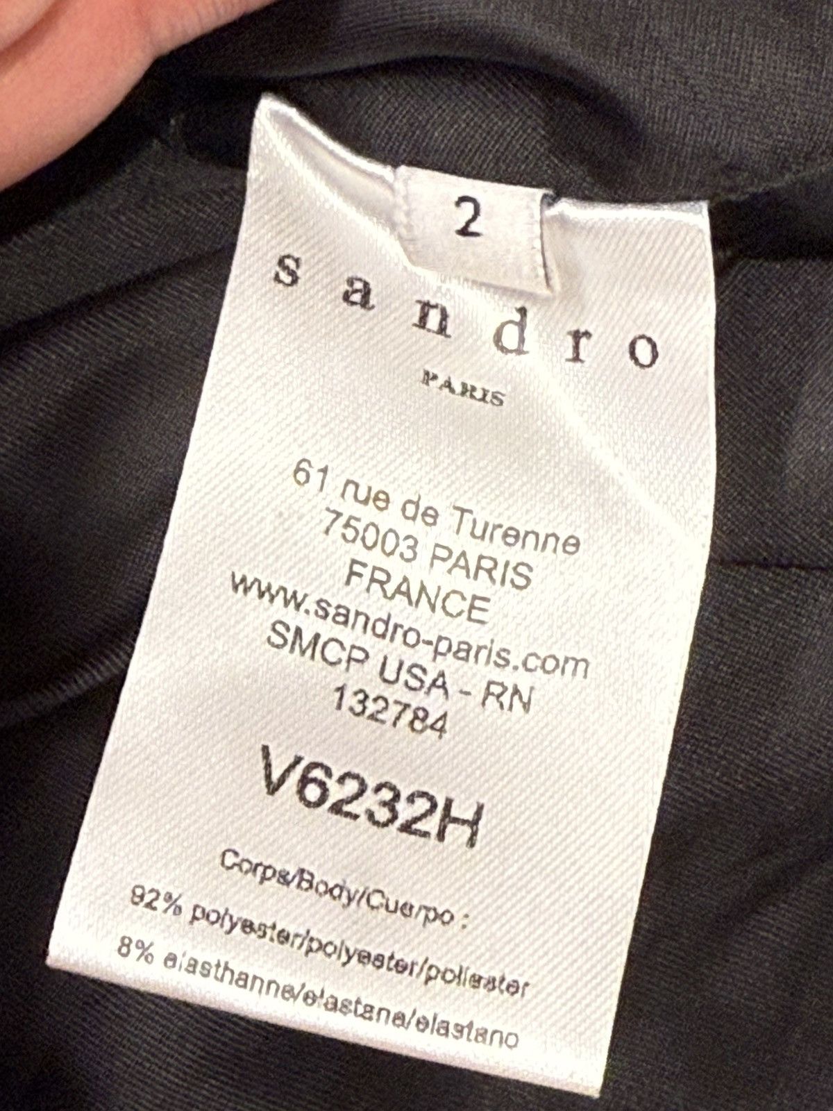 Sandro ***FINAL DROP***RARE SANDRO CURVED ARM VELVET BOMBER SZ 2/M Size US M / EU 48-50 / 2 - 15 Thumbnail