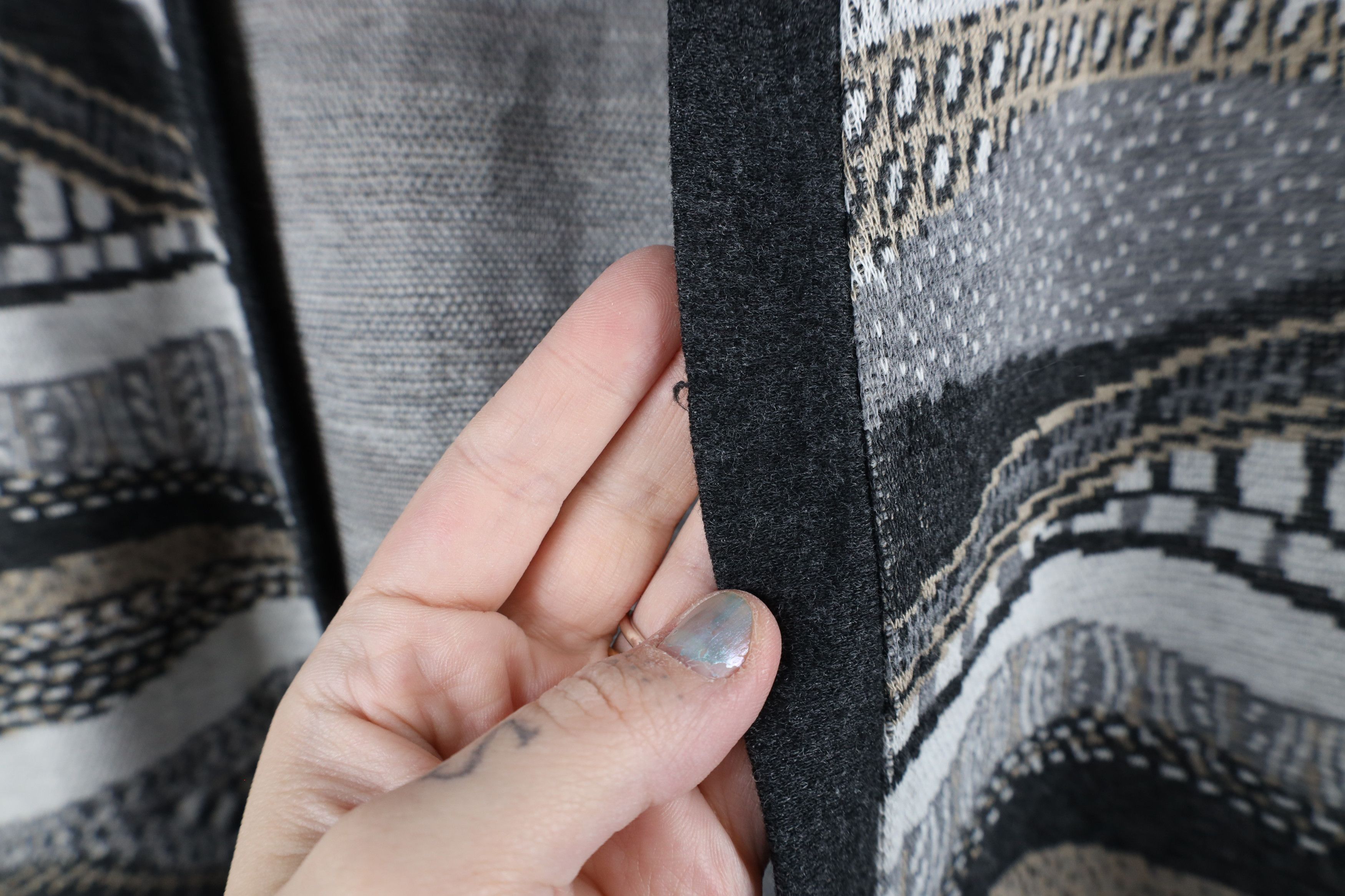 Vintage Vintage 90s Streetwear Knit Open Front Cardigan Sweater USA Size XL / US 12-14 / IT 48-50 - 7 Thumbnail